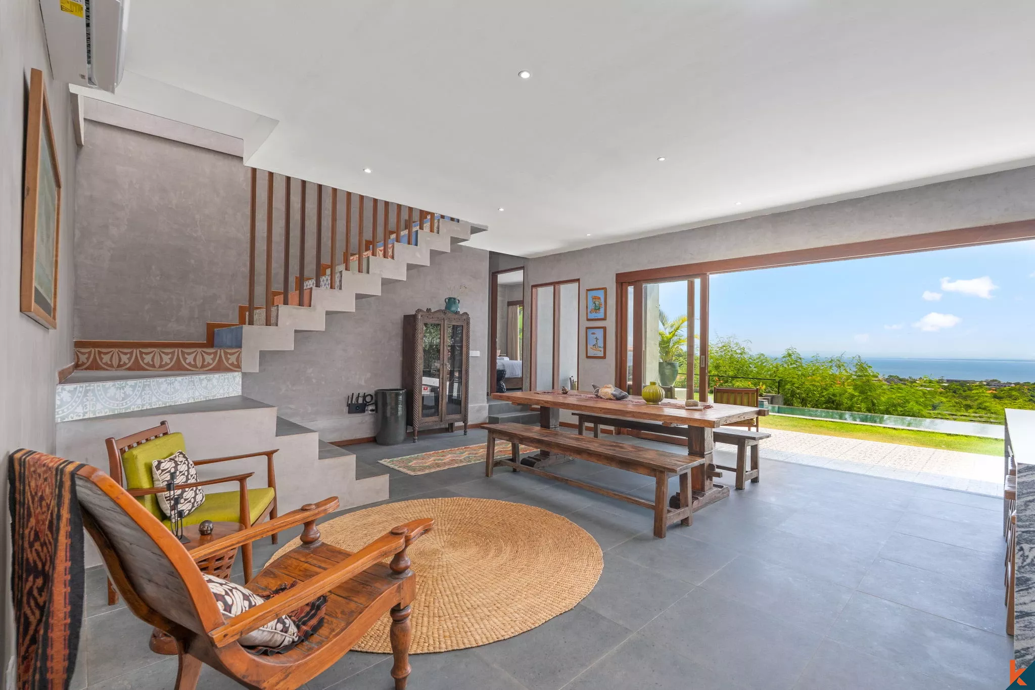 Vila Elegan 3 Kamar Tidur dengan Pemandangan Laut di Uluwatu dan Kolam Renang Pribadi