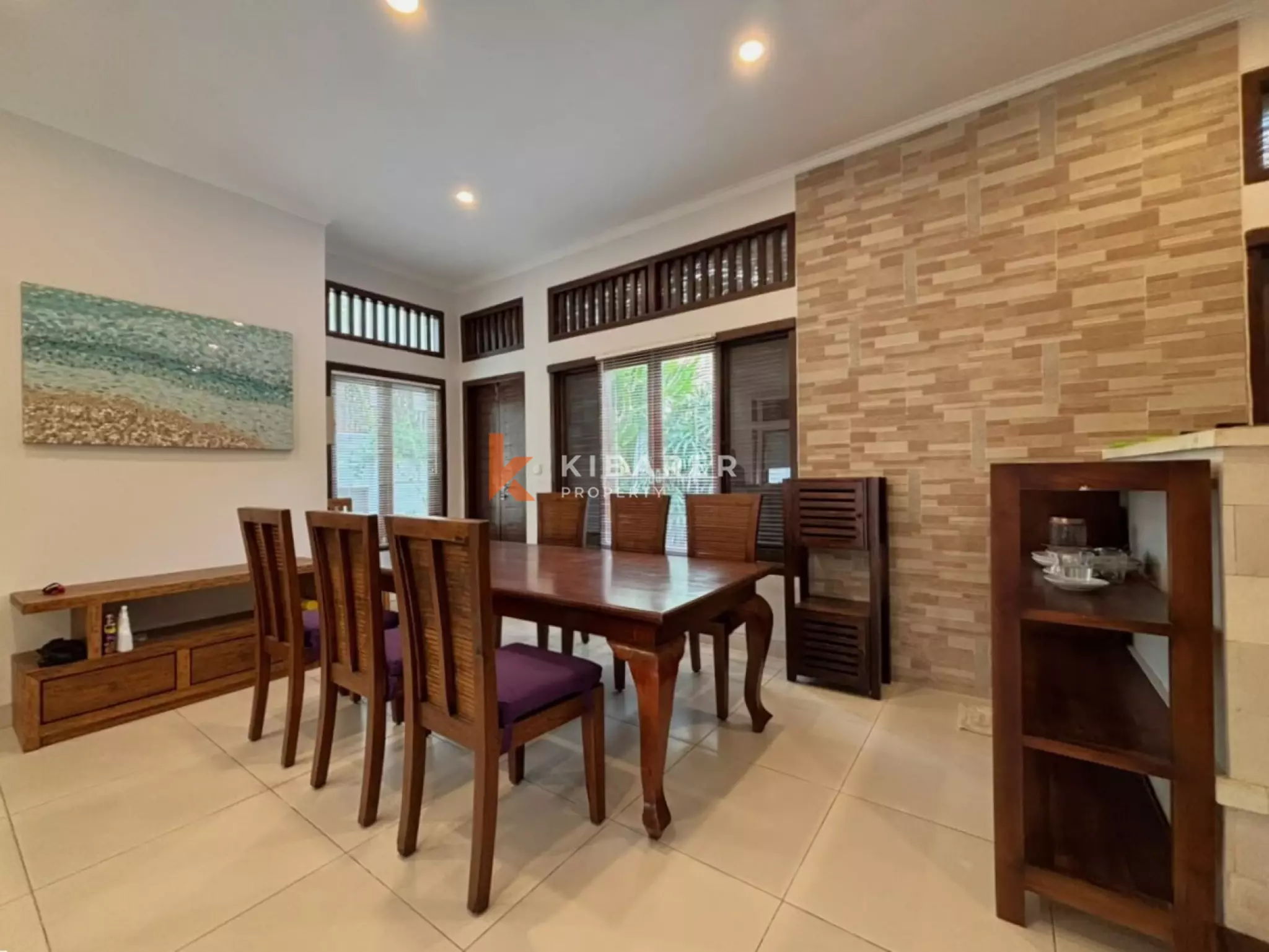 Ready To Rent Three Bedroom Private Villa in Berawa's Best Location (Minimum 2 years rental)