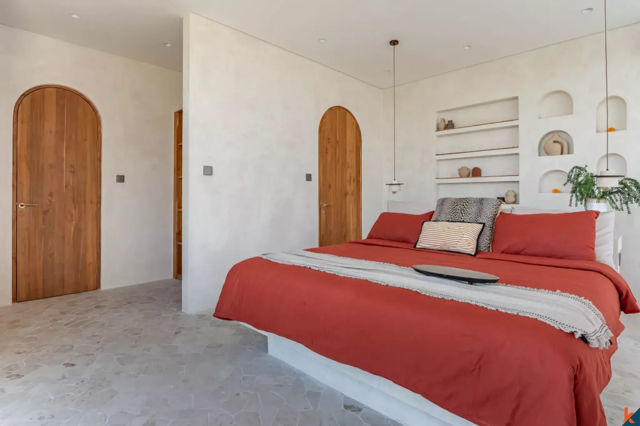 Modern Mediterranean Two Bedroom Villa for Lease in Munggu