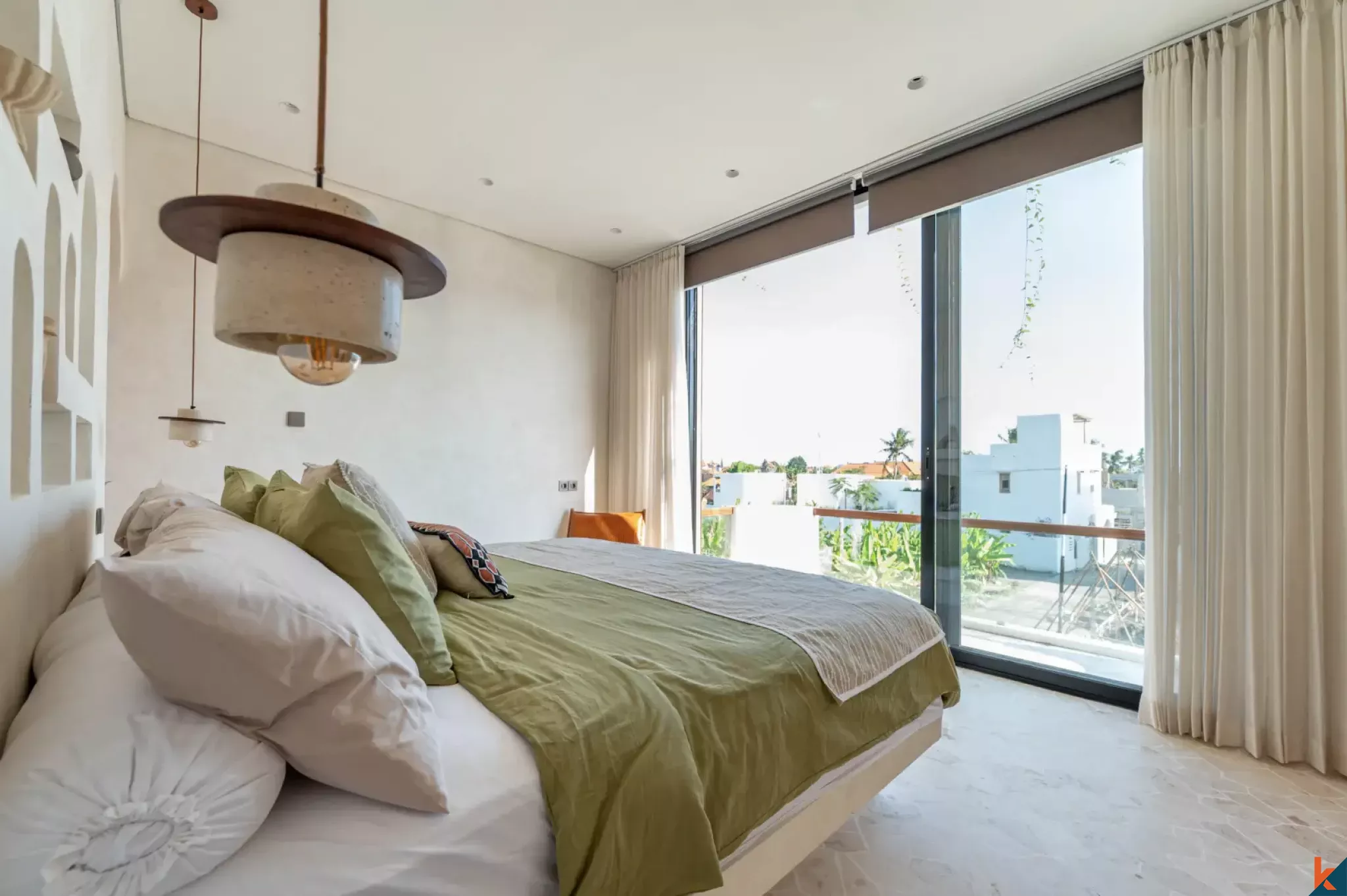 Modern Mediterranean Two Bedroom Villa for Lease in Munggu