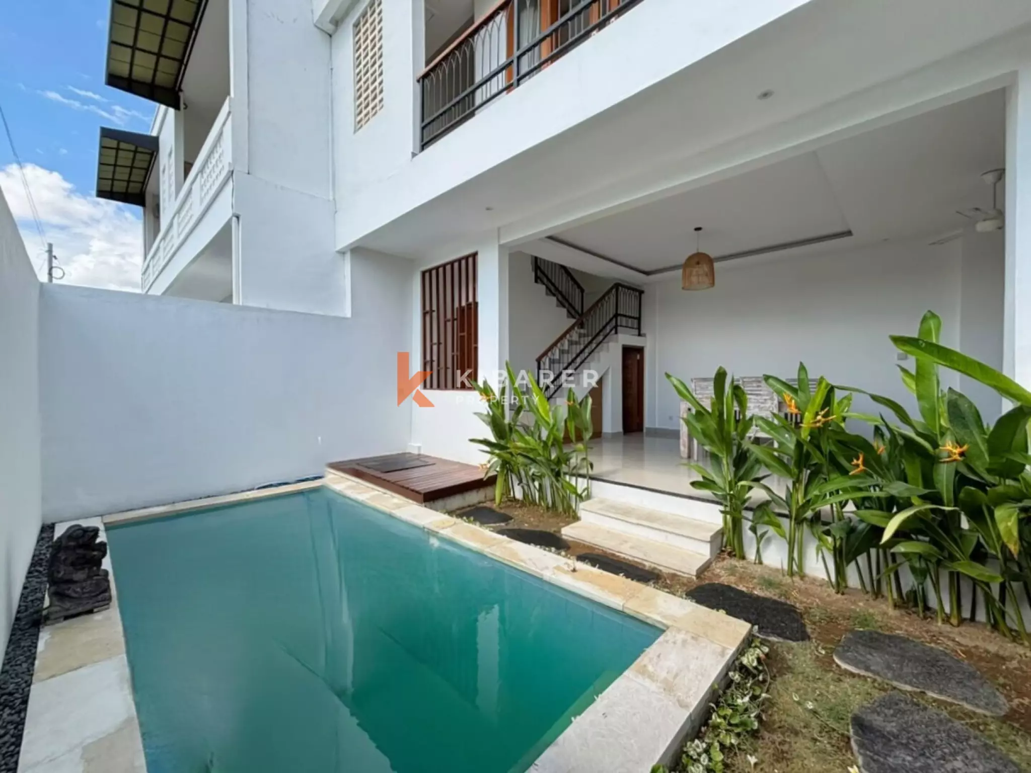 Open Air Tropical Retreat – Semi Furnished Two Bedroom Villa in Tumbak Bayuh