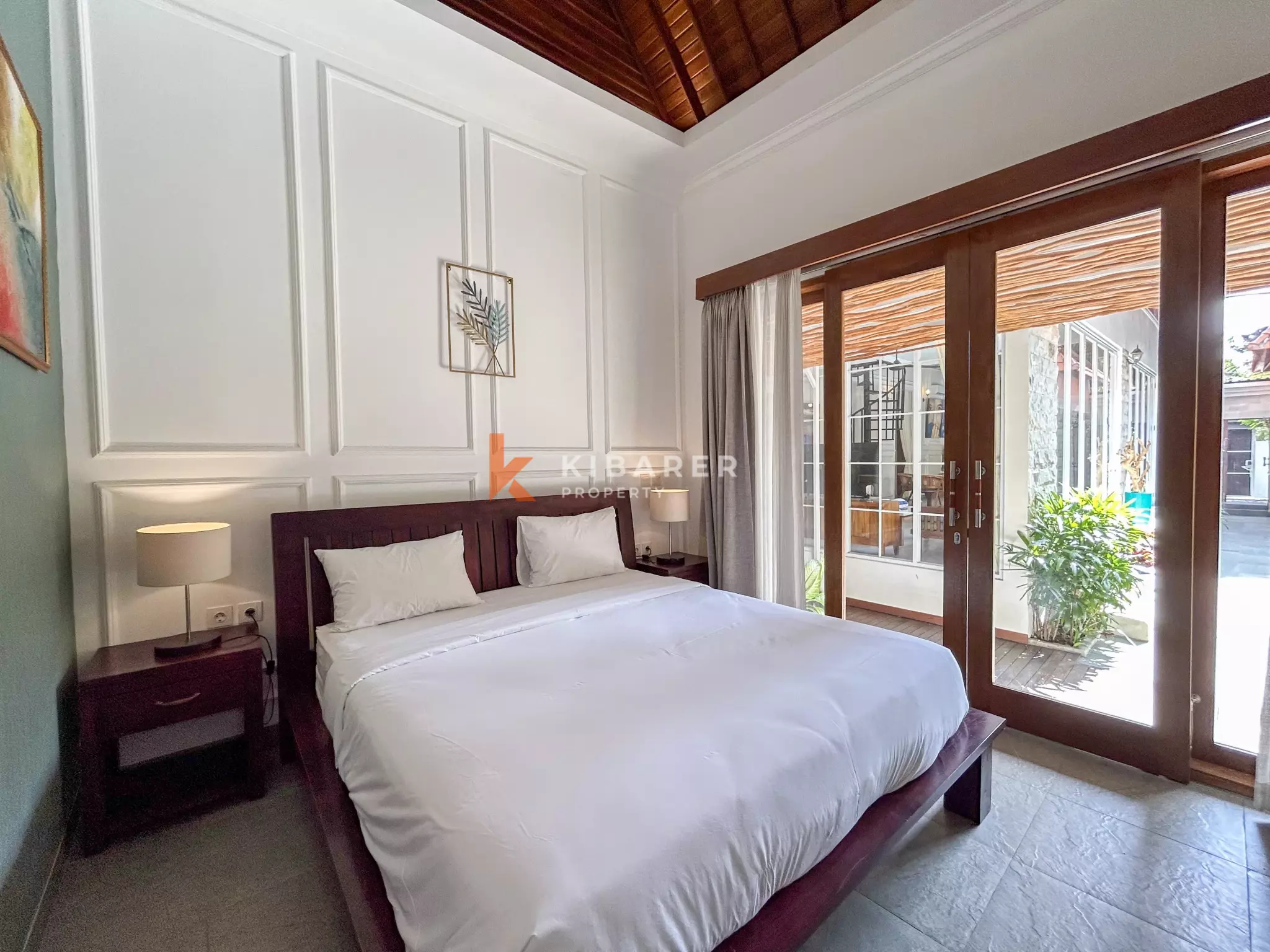 Elegant Four-Bedroom Tropical Pool Villa with Enclosed Living Spaces in Umalas