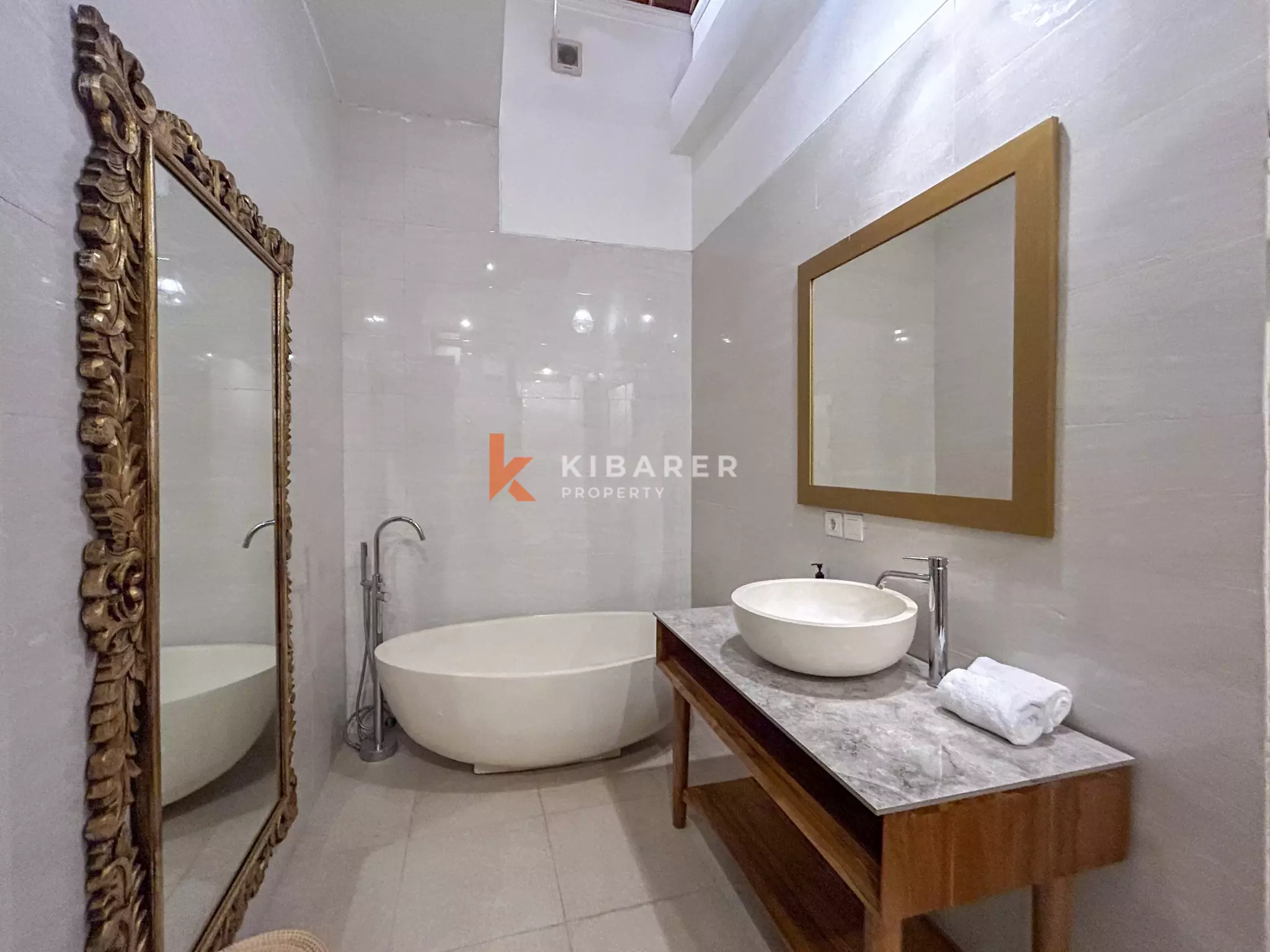 Elegant Four-Bedroom Tropical Pool Villa with Enclosed Living Spaces in Umalas