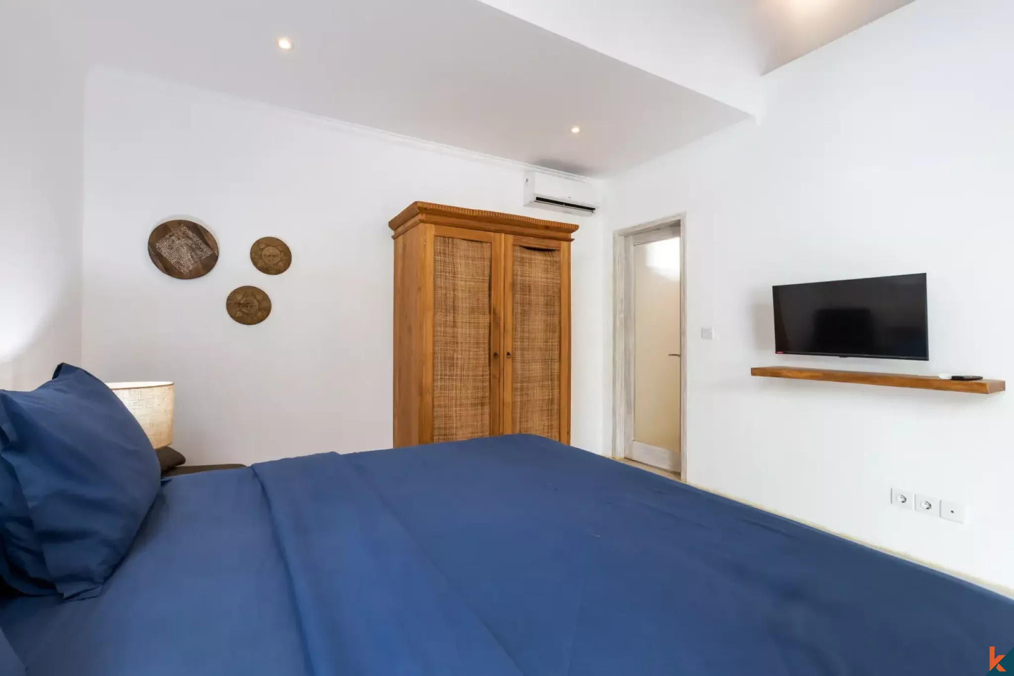 Charmante villa de deux chambres à louer dans le quartier paisible de Kerobokan