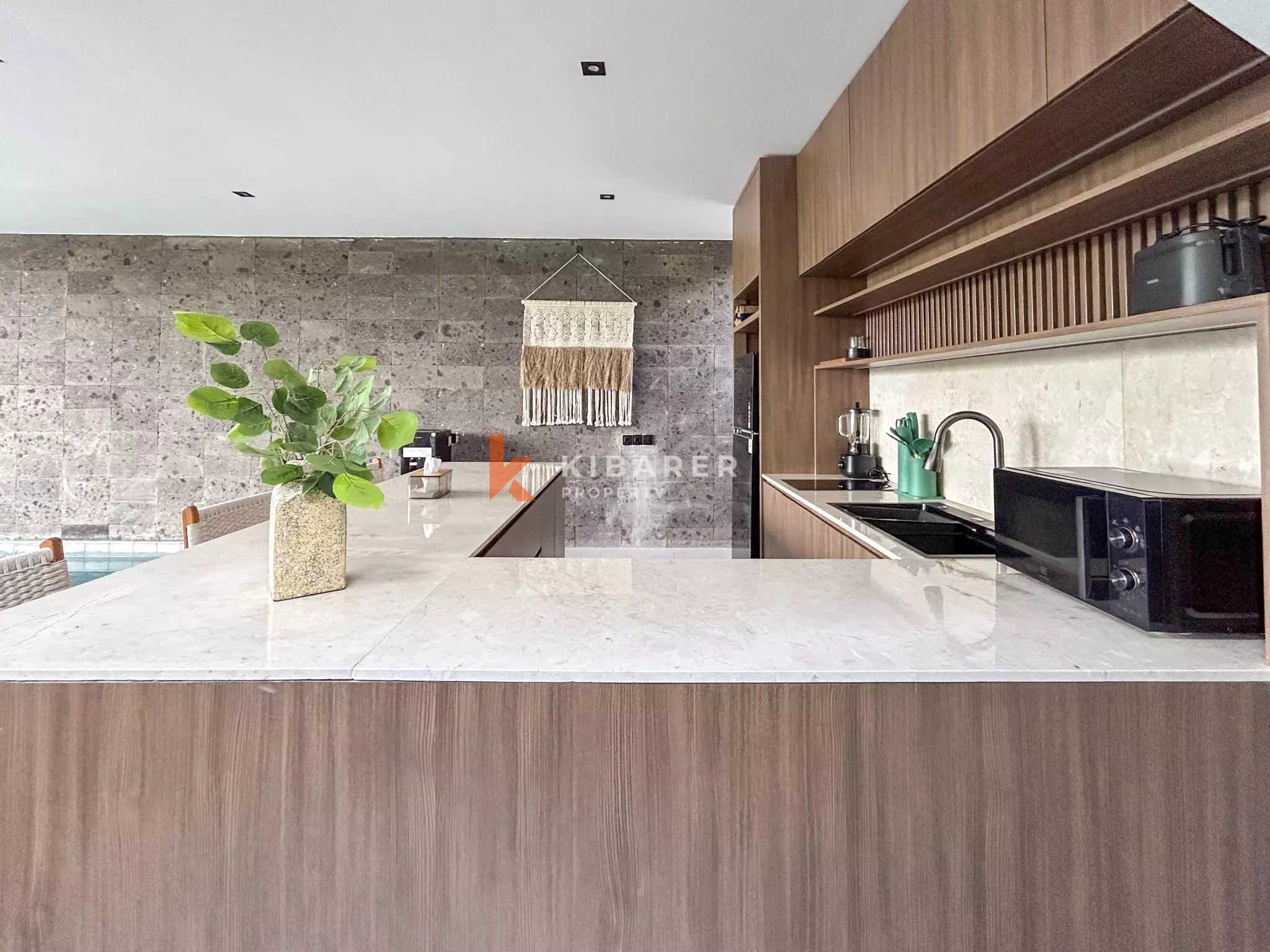 Modern Tropical Hideaway: Two-Bedroom Enclosed Living Villa in Pererenan