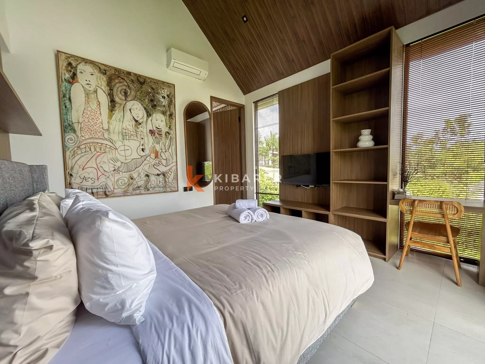Modern Tropical Hideaway: Two-Bedroom Enclosed Living Villa in Pererenan