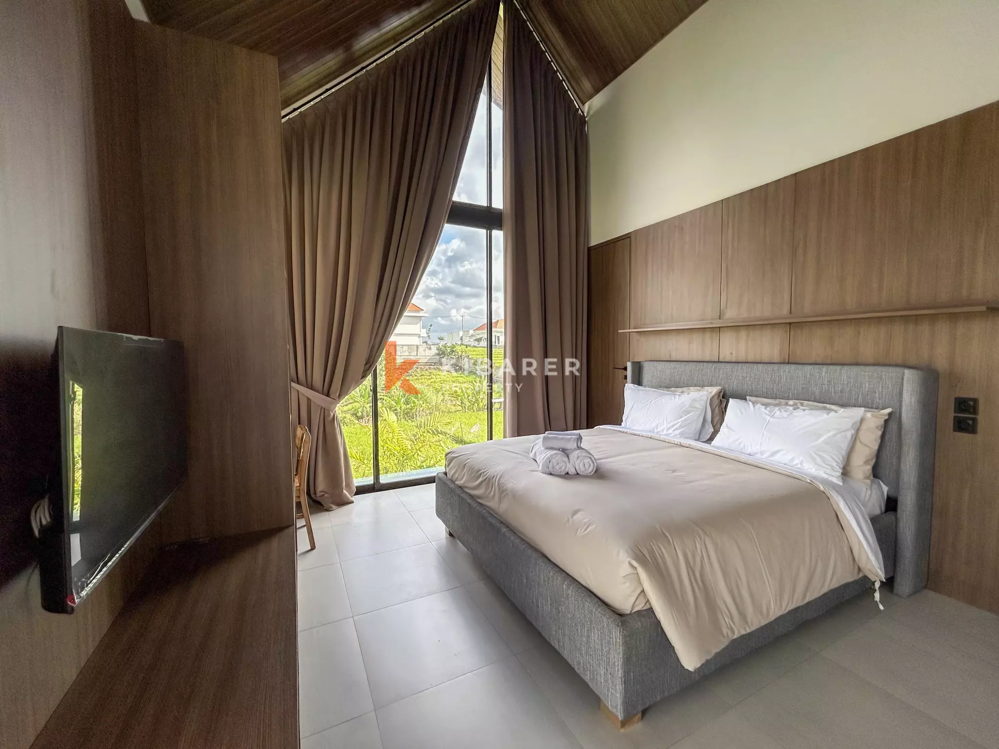 Modern Tropical Hideaway: Two-Bedroom Enclosed Living Villa in Pererenan