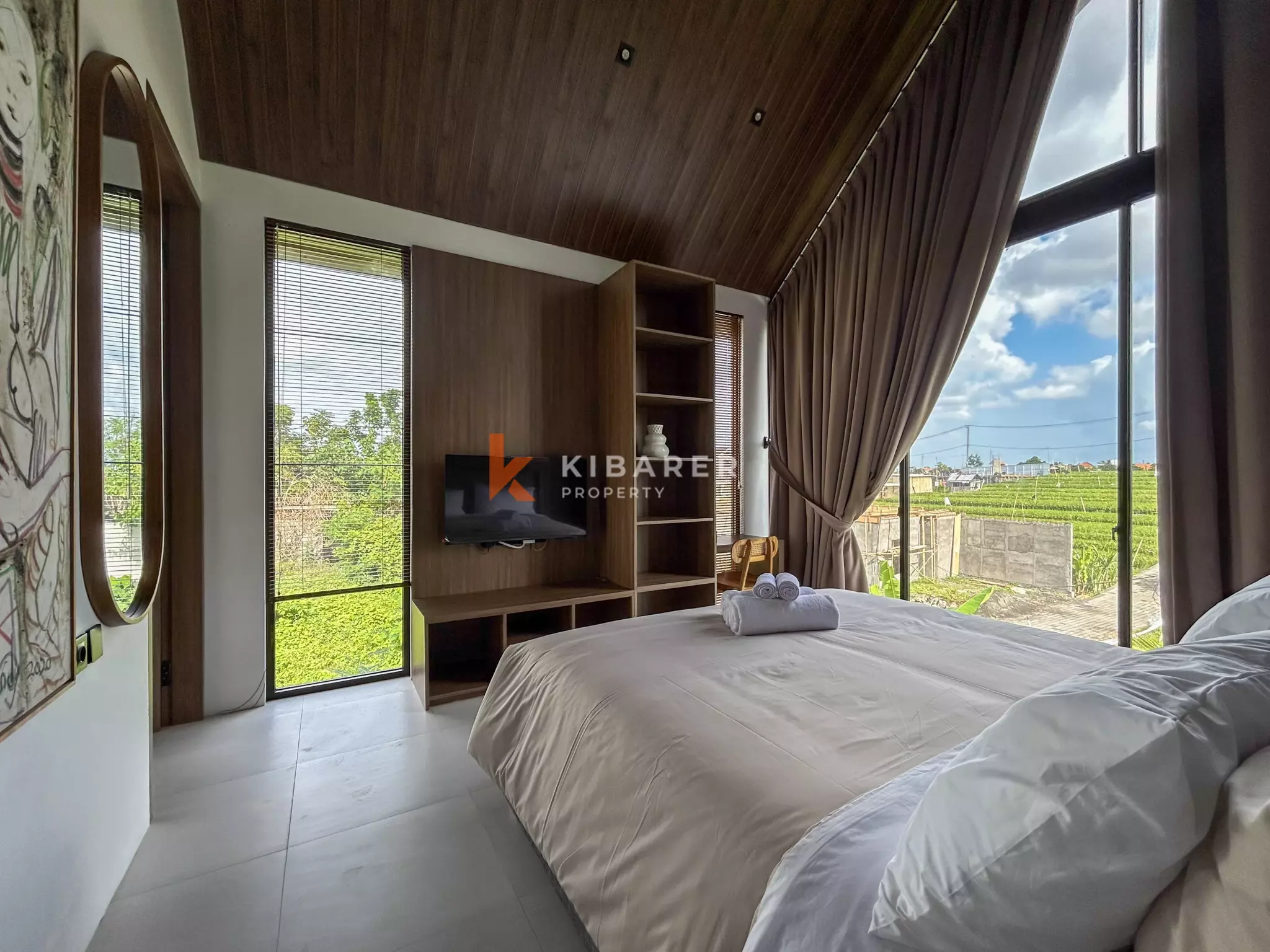 Modern Tropical Hideaway: Two-Bedroom Enclosed Living Villa in Pererenan