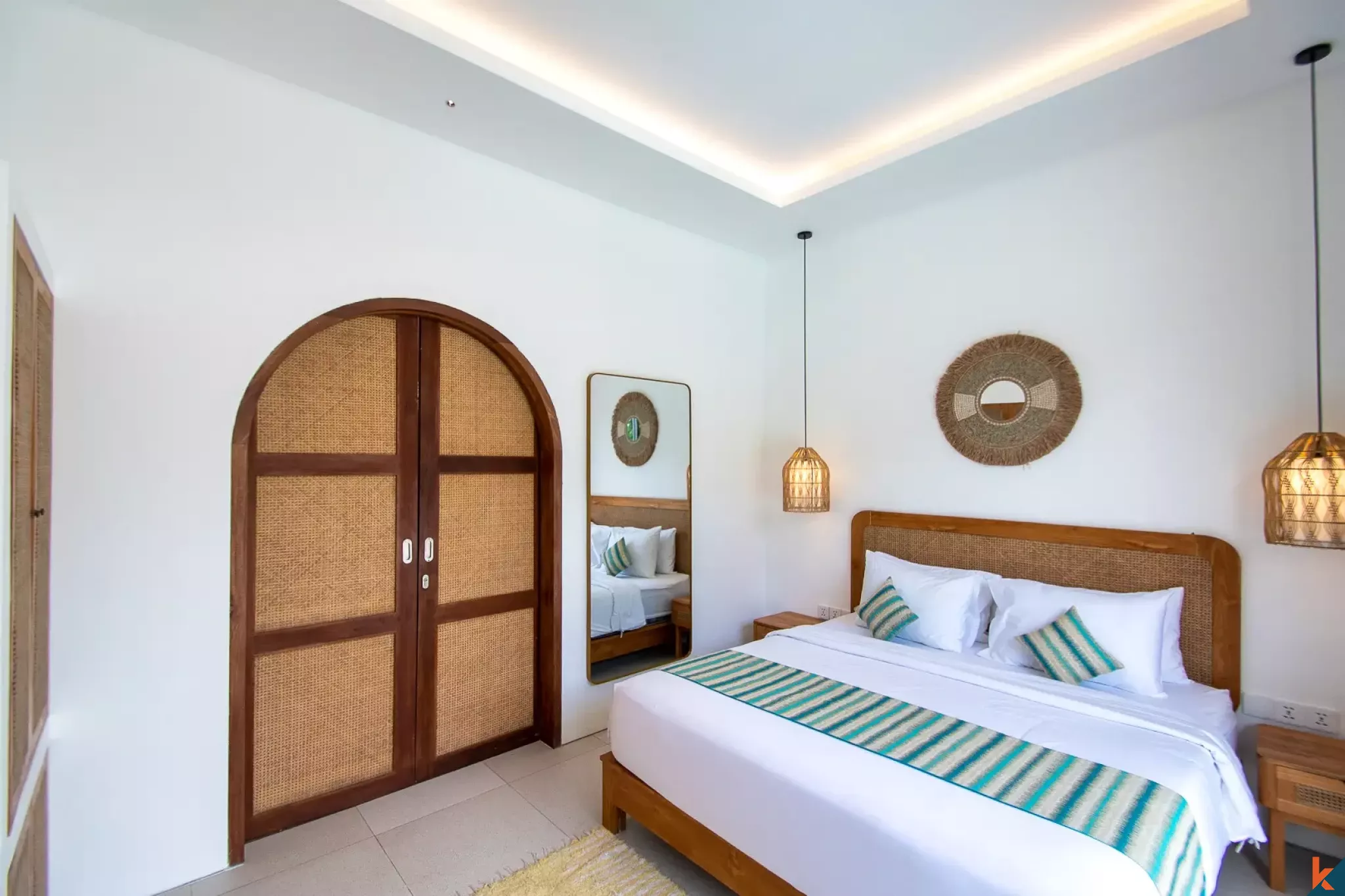 Vila indah dengan tiga kamar tidur hak sewa dijual di Uluwatu