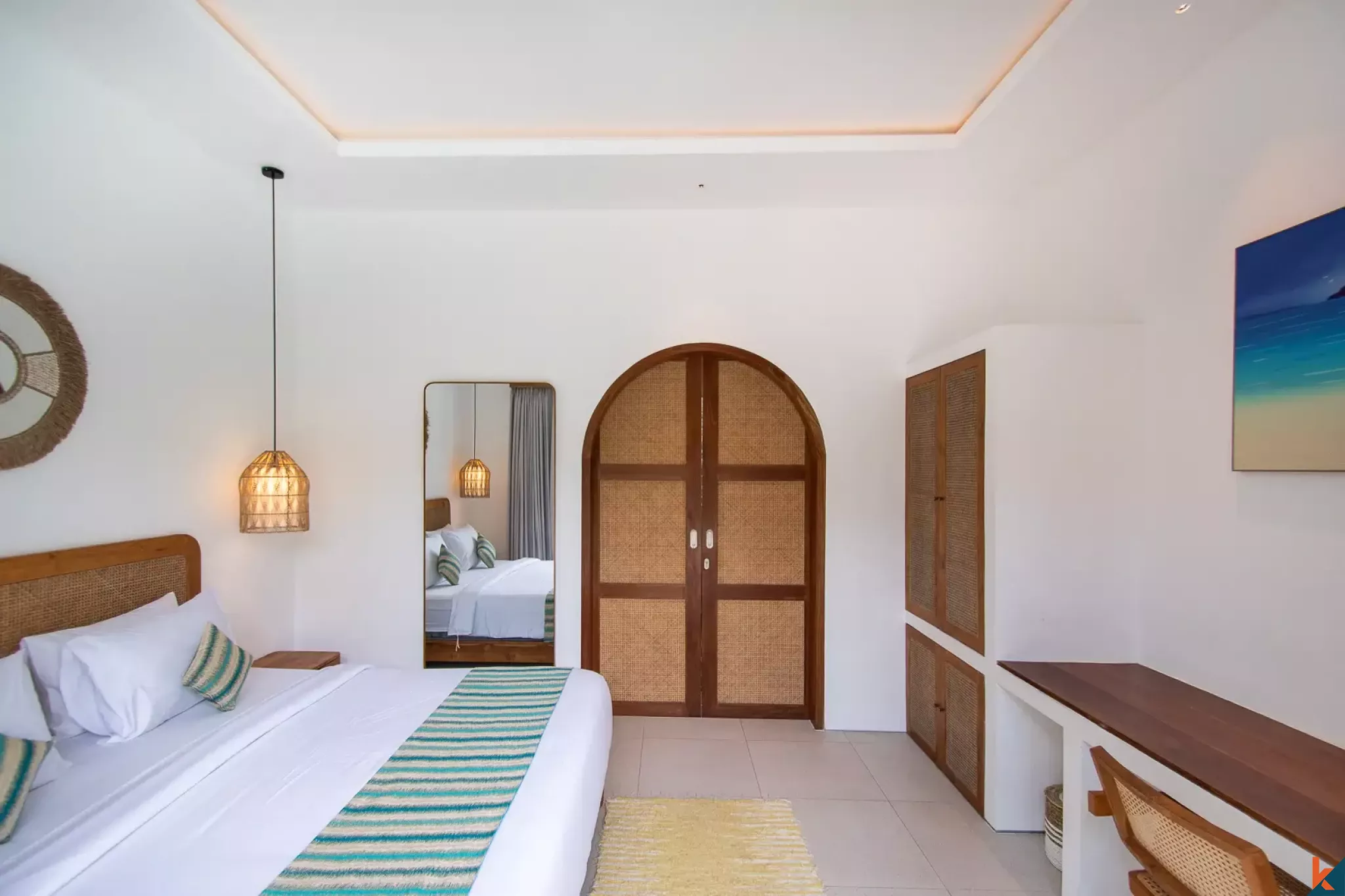 Vila indah dengan tiga kamar tidur hak sewa dijual di Uluwatu
