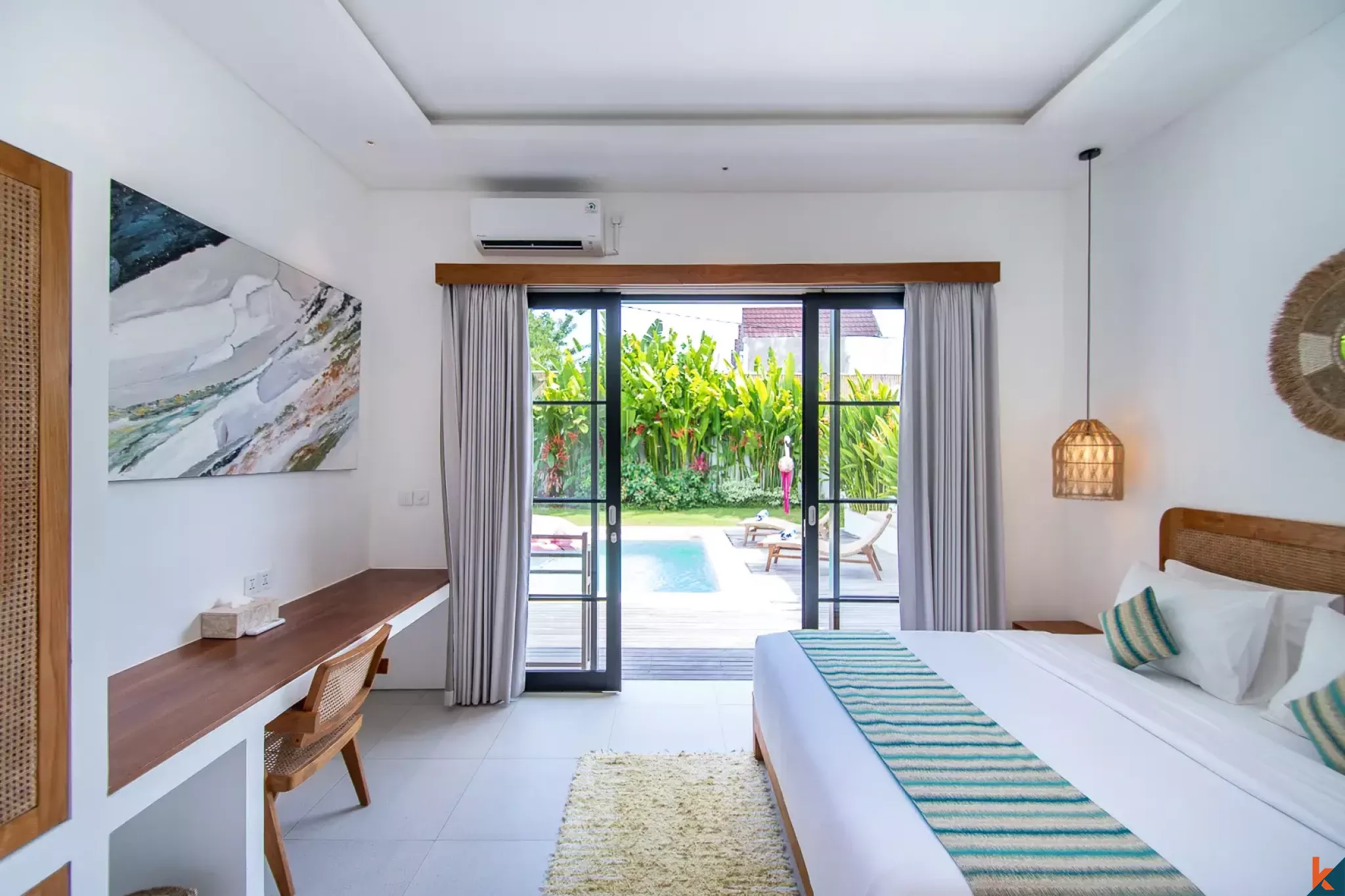 Properti menawan dengan tiga kamar tidur berstatus hak sewa dijual di Uluwatu