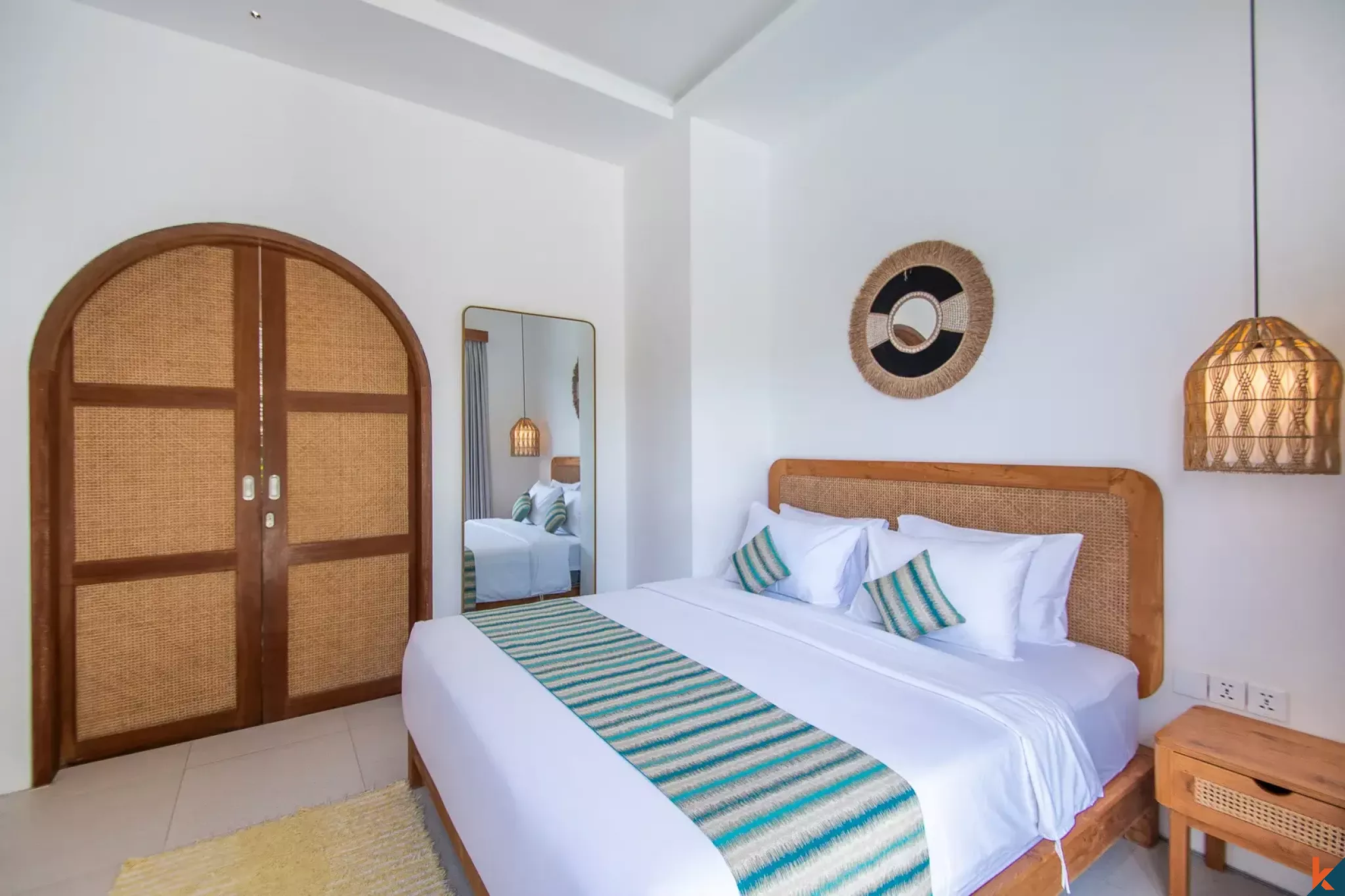 Properti menawan dengan tiga kamar tidur berstatus hak sewa dijual di Uluwatu
