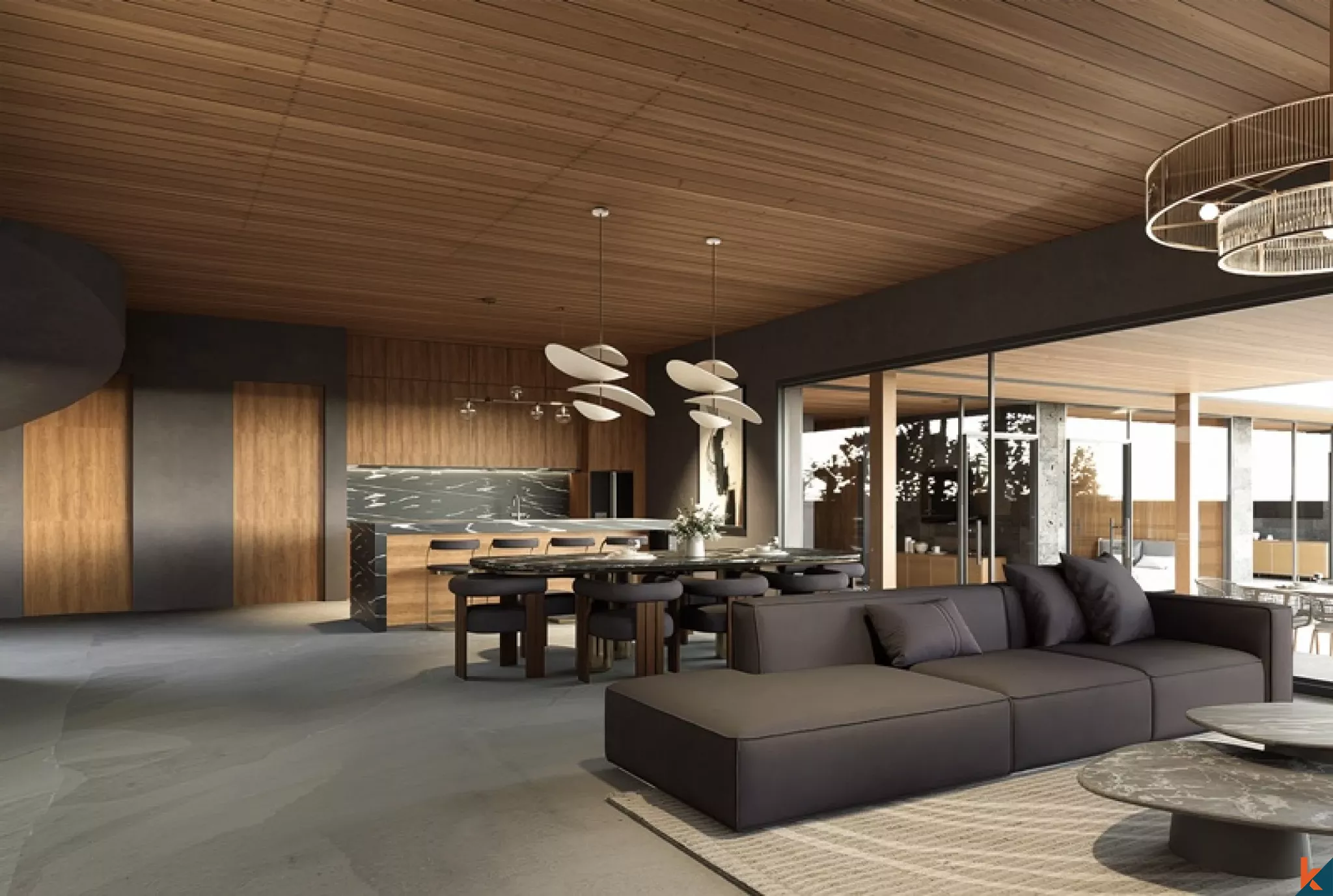Villa Mewah dengan 5 Kamar Tidur Dijual di Buwit