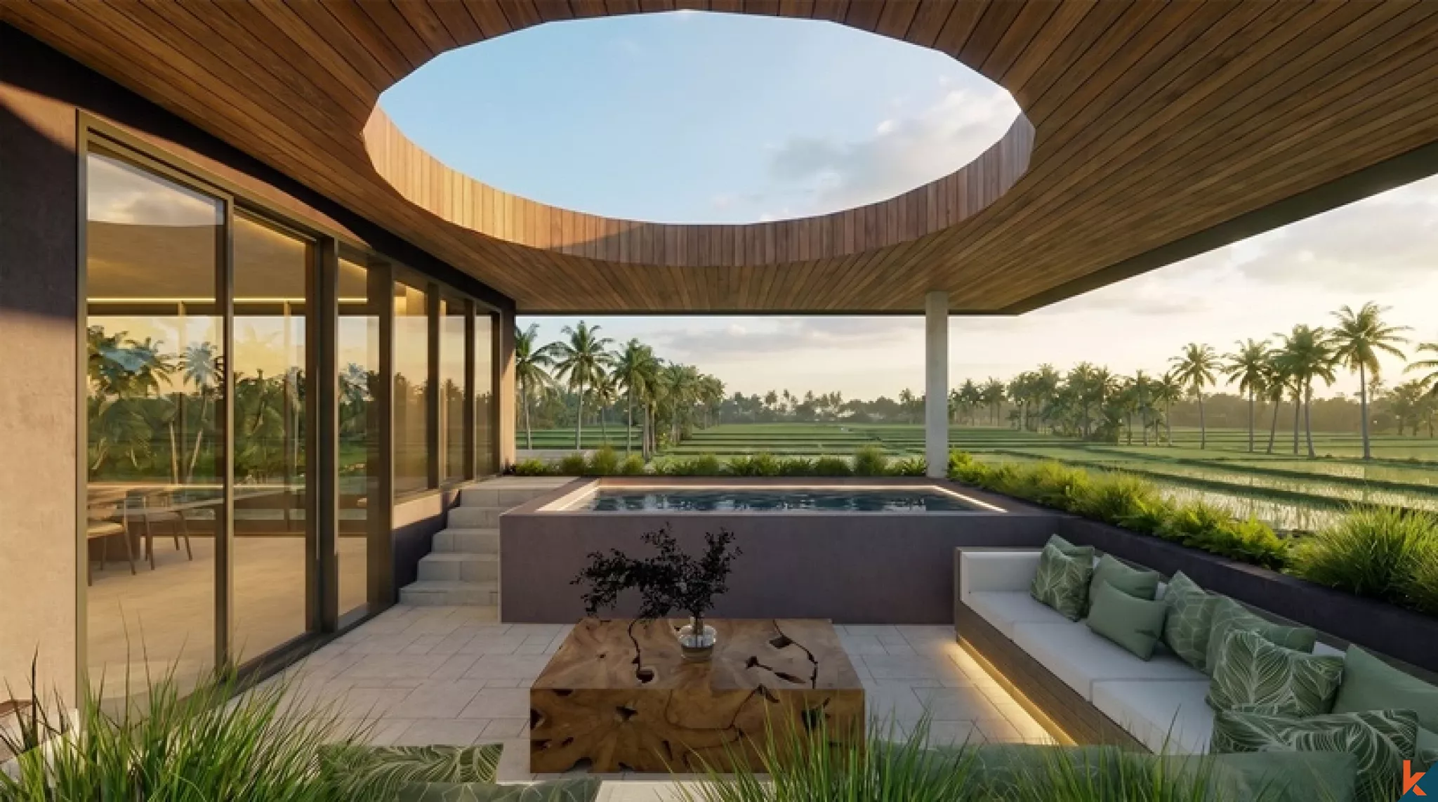 Villa Mewah dengan 5 Kamar Tidur Dijual di Buwit