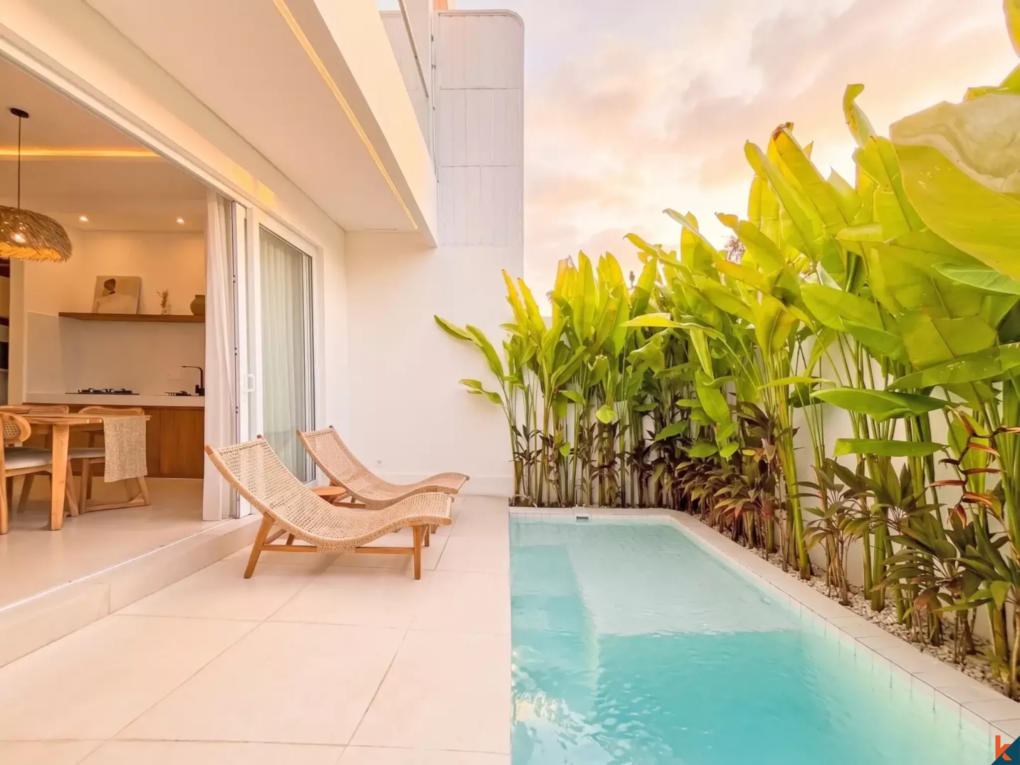 Amazing Two Bedroom Property for Lease with Modern Style in Balangan