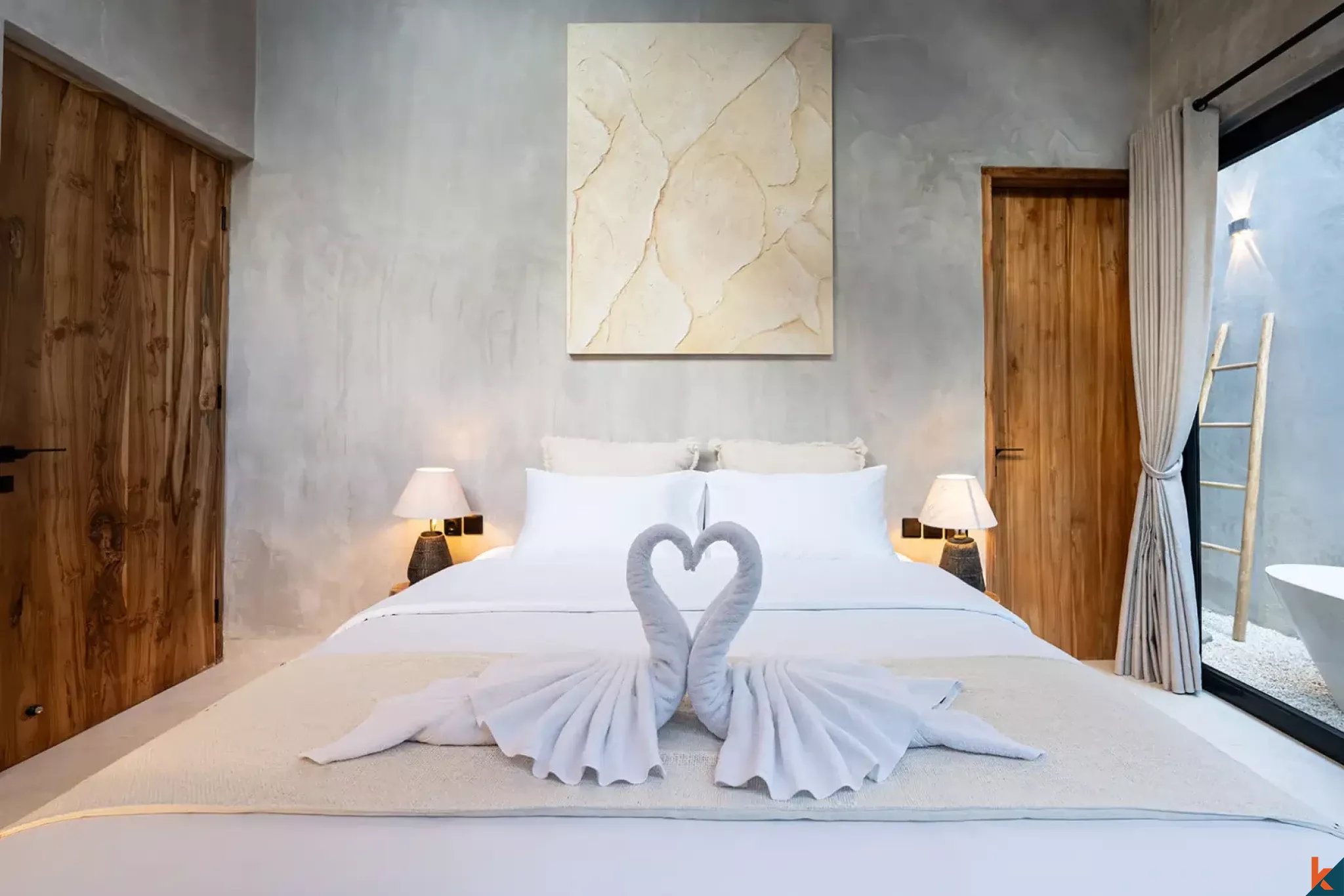 Vila sewa satu kamar tidur canggih di Ungasan