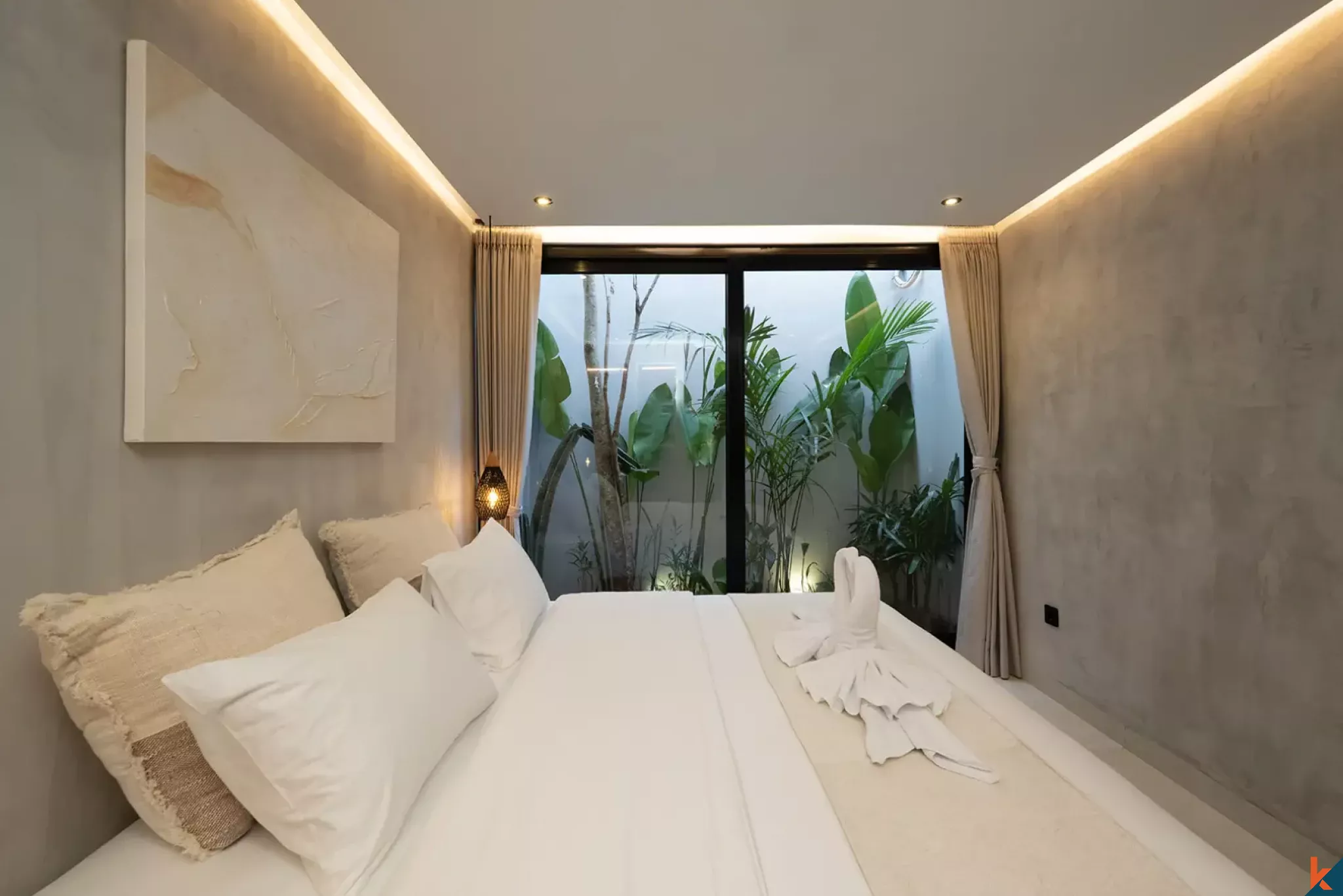Vila sewa bergaya 2 kamar tidur di Ungasan