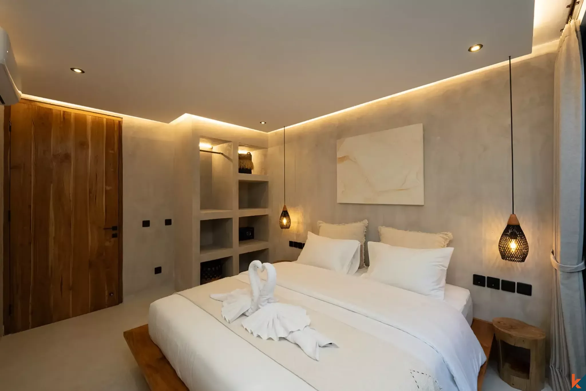 Vila sewa bergaya 2 kamar tidur di Ungasan