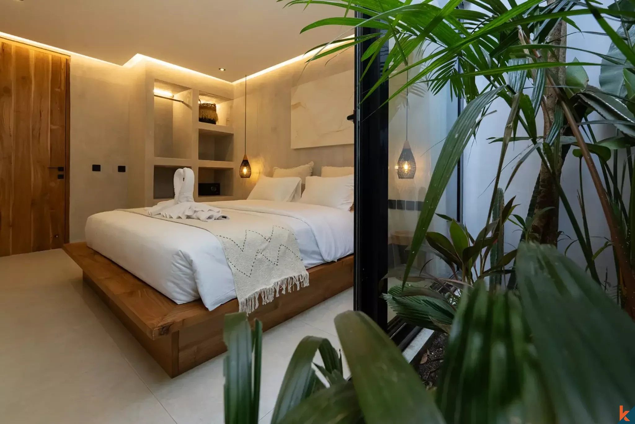 Vila sewa bergaya 2 kamar tidur di Ungasan