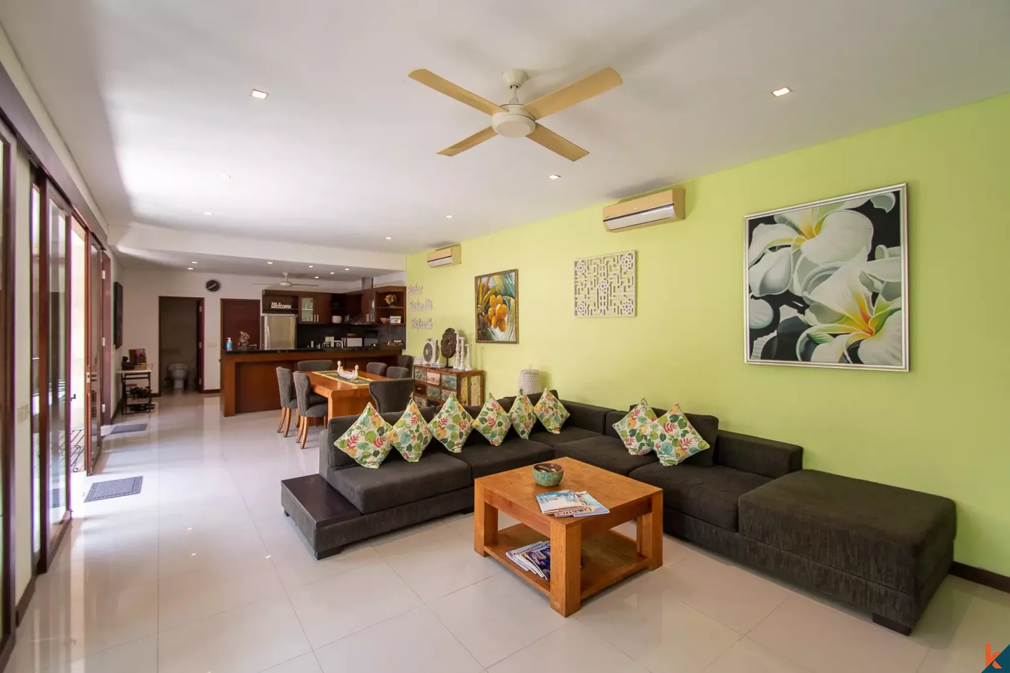 Investissement exceptionnel villa de trois chambres avec bail de longue durée à Berawa
