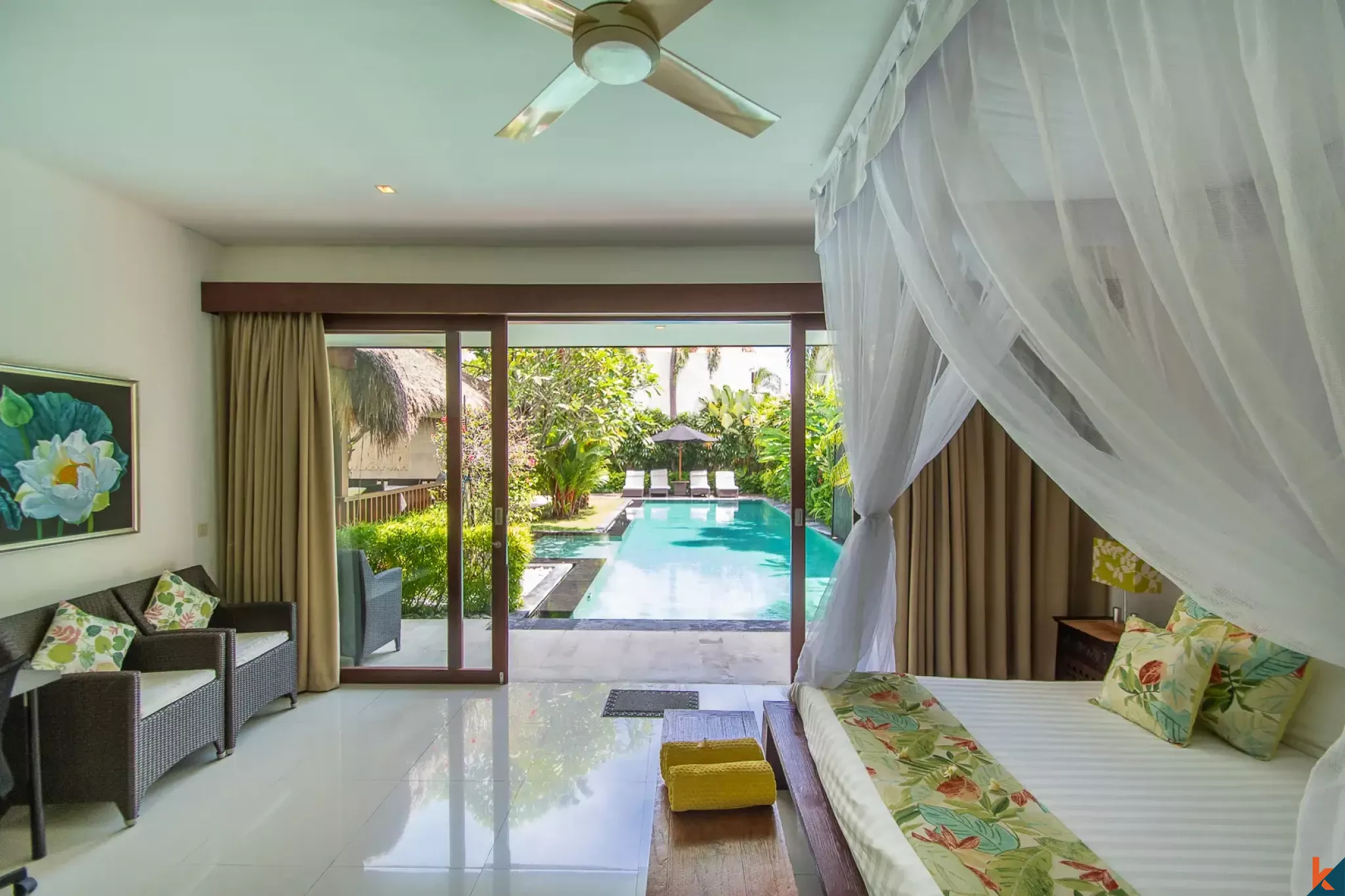 Investissement exceptionnel villa de trois chambres avec bail de longue durée à Berawa