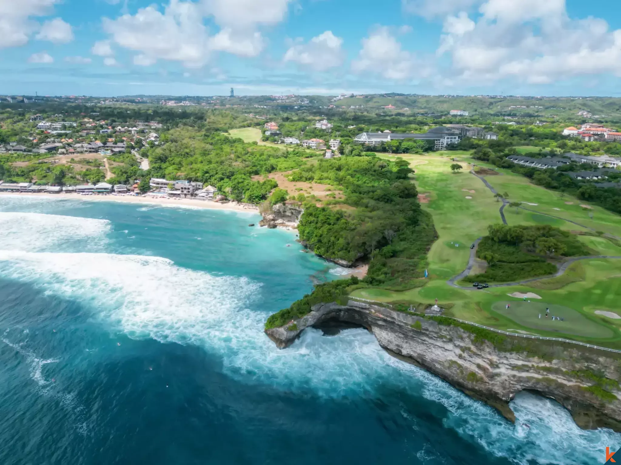 Lucrative Clifftop Oceanfront Development Land for Sale with Direct Beach Access in Balangan