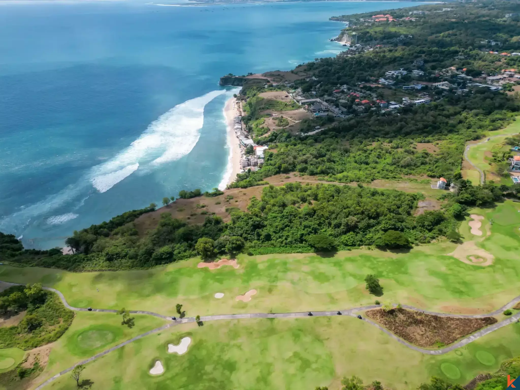 Lucrative Clifftop Oceanfront Development Land for Sale with Direct Beach Access in Balangan