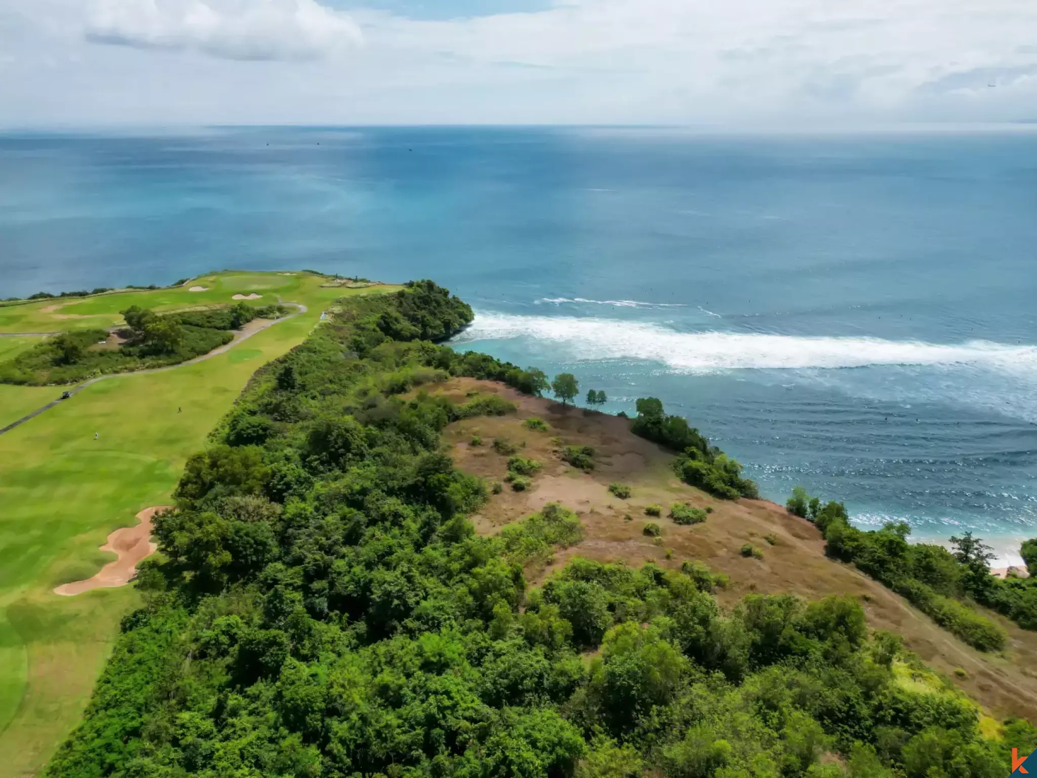Lucrative Clifftop Oceanfront Development Land for Sale with Direct Beach Access in Balangan