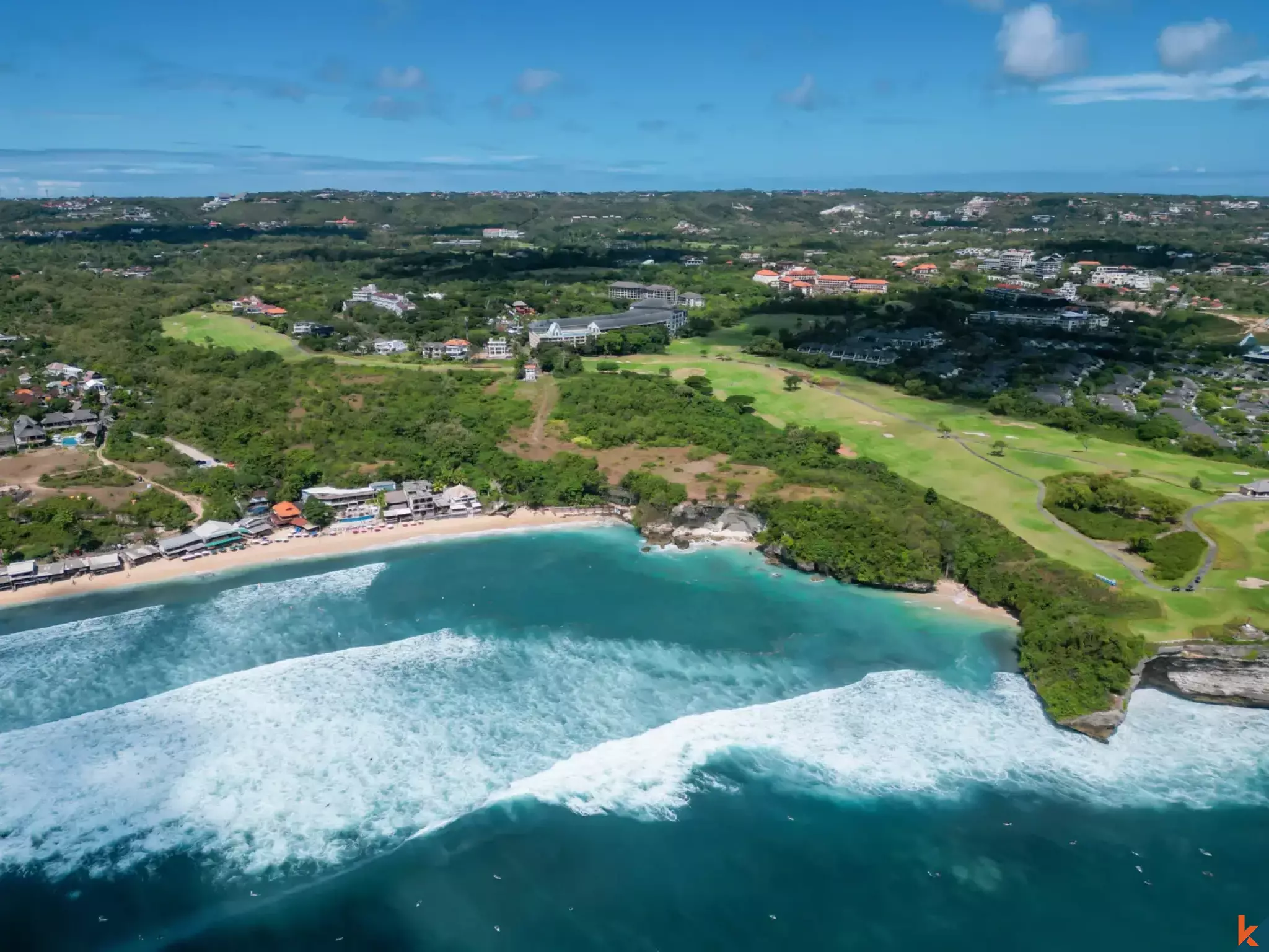 Lucrative Clifftop Oceanfront Development Land for Sale with Direct Beach Access in Balangan