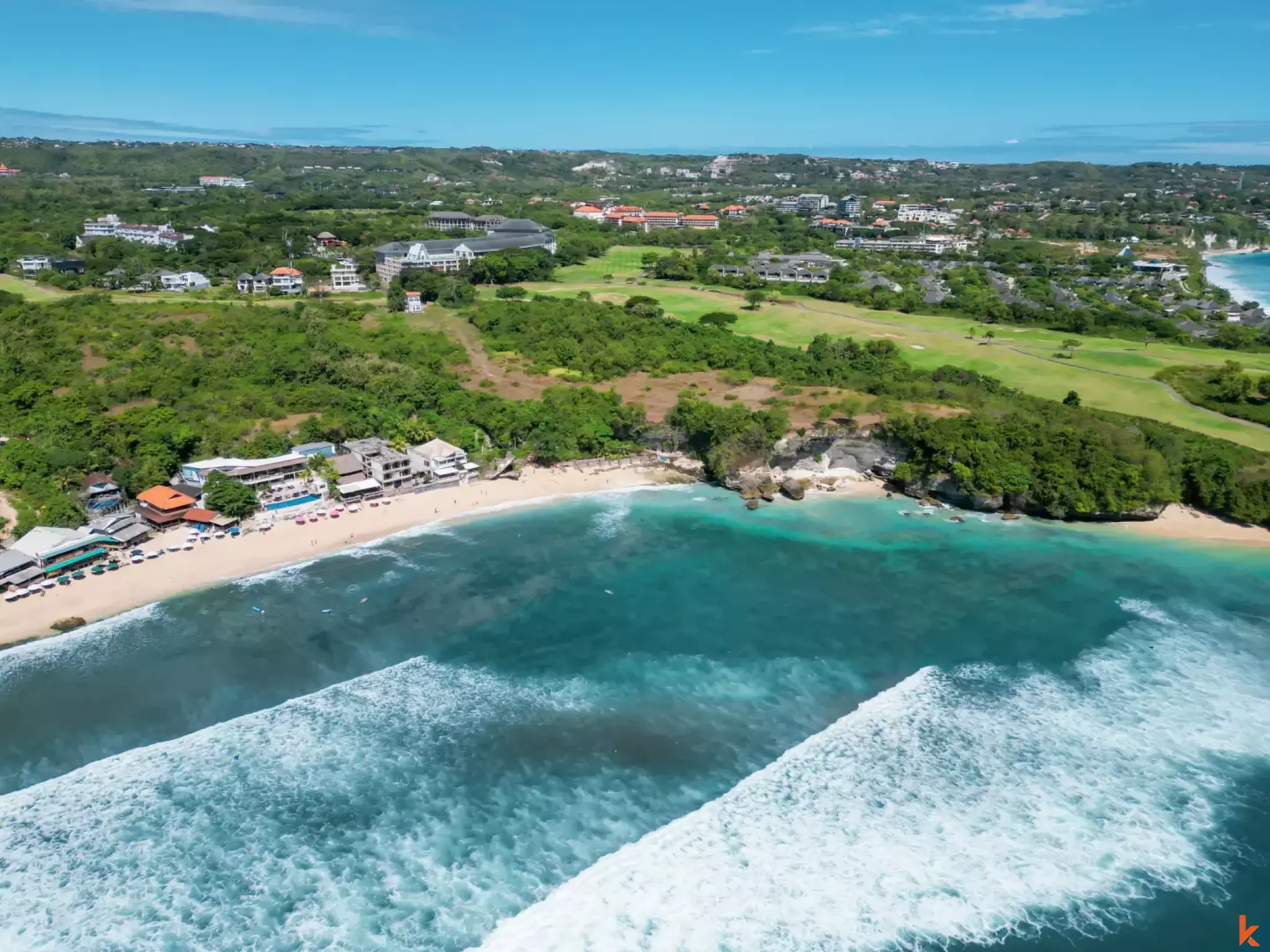Lucrative Clifftop Oceanfront Development Land for Sale with Direct Beach Access in Balangan