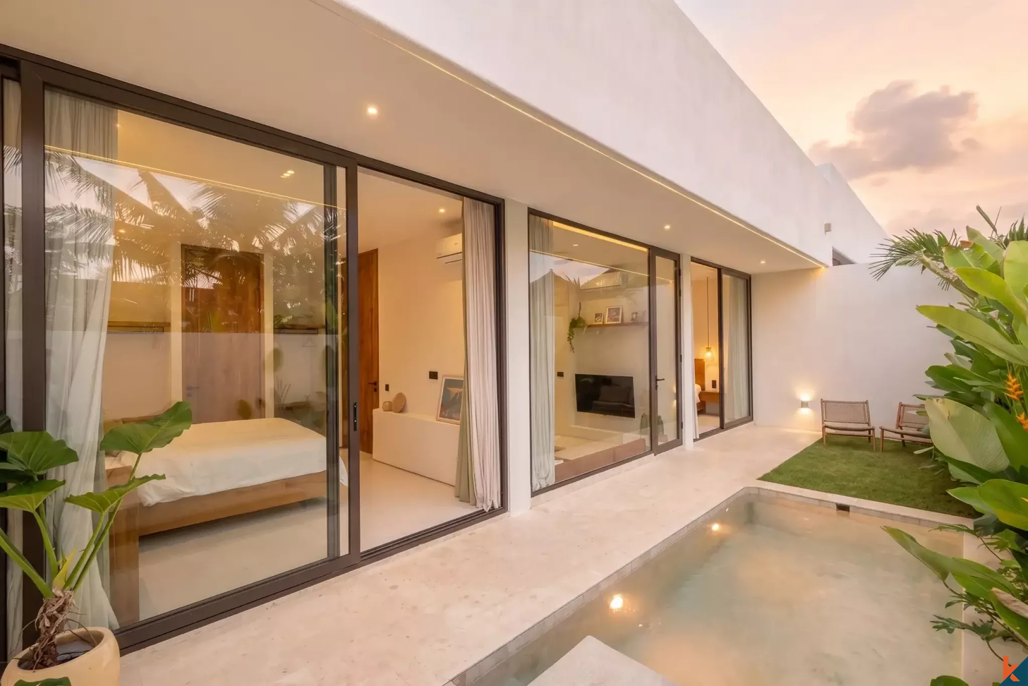 Beautiful two bedroom leasehold property with Mediterranean influences in Tumbak Bayuh (Delivery in September 2026)