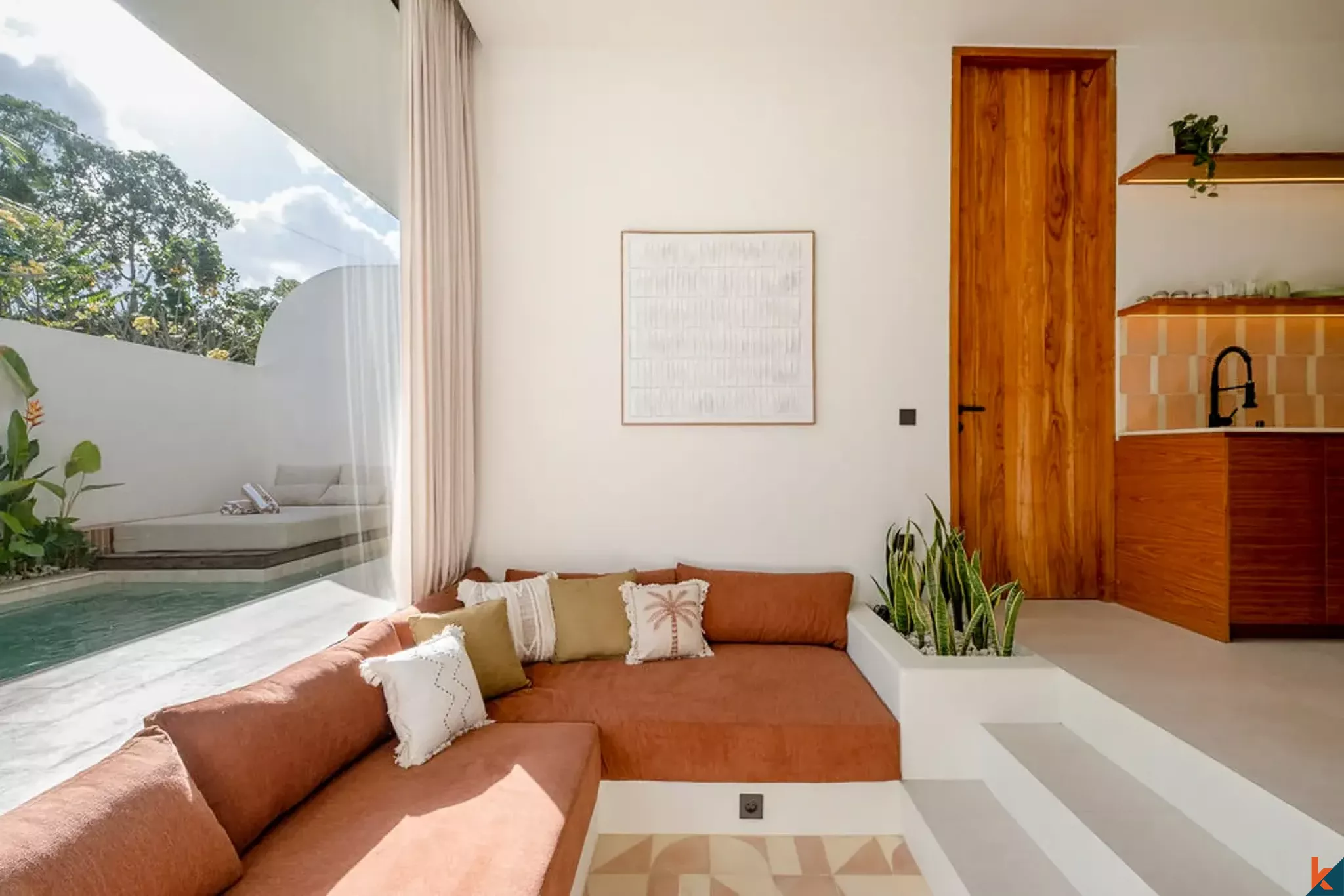 Beautiful two bedroom leasehold property with Mediterranean influences in Tumbak Bayuh (Delivery in September 2026)