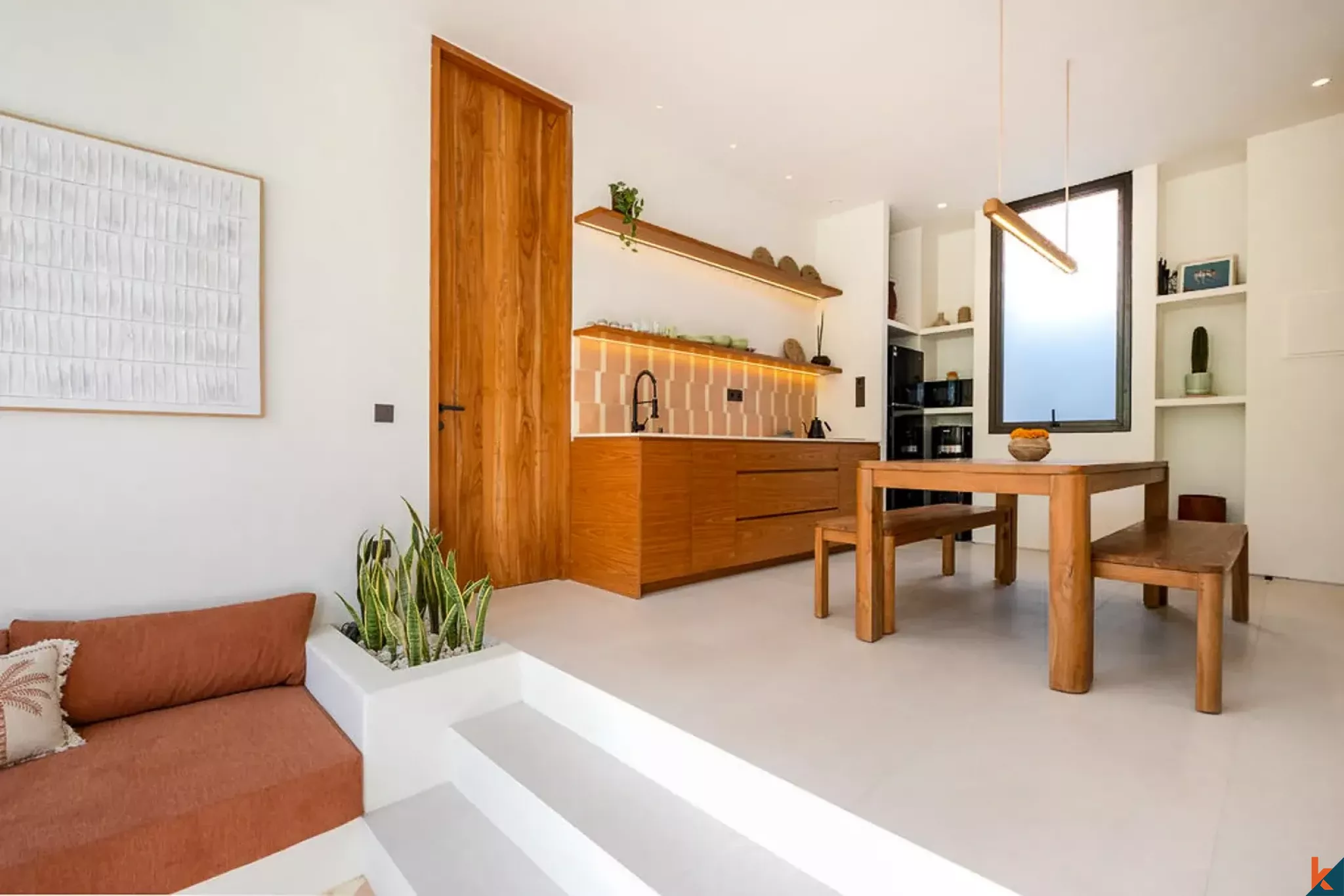 Beautiful two bedroom leasehold property with Mediterranean influences in Tumbak Bayuh (Delivery in September 2026)