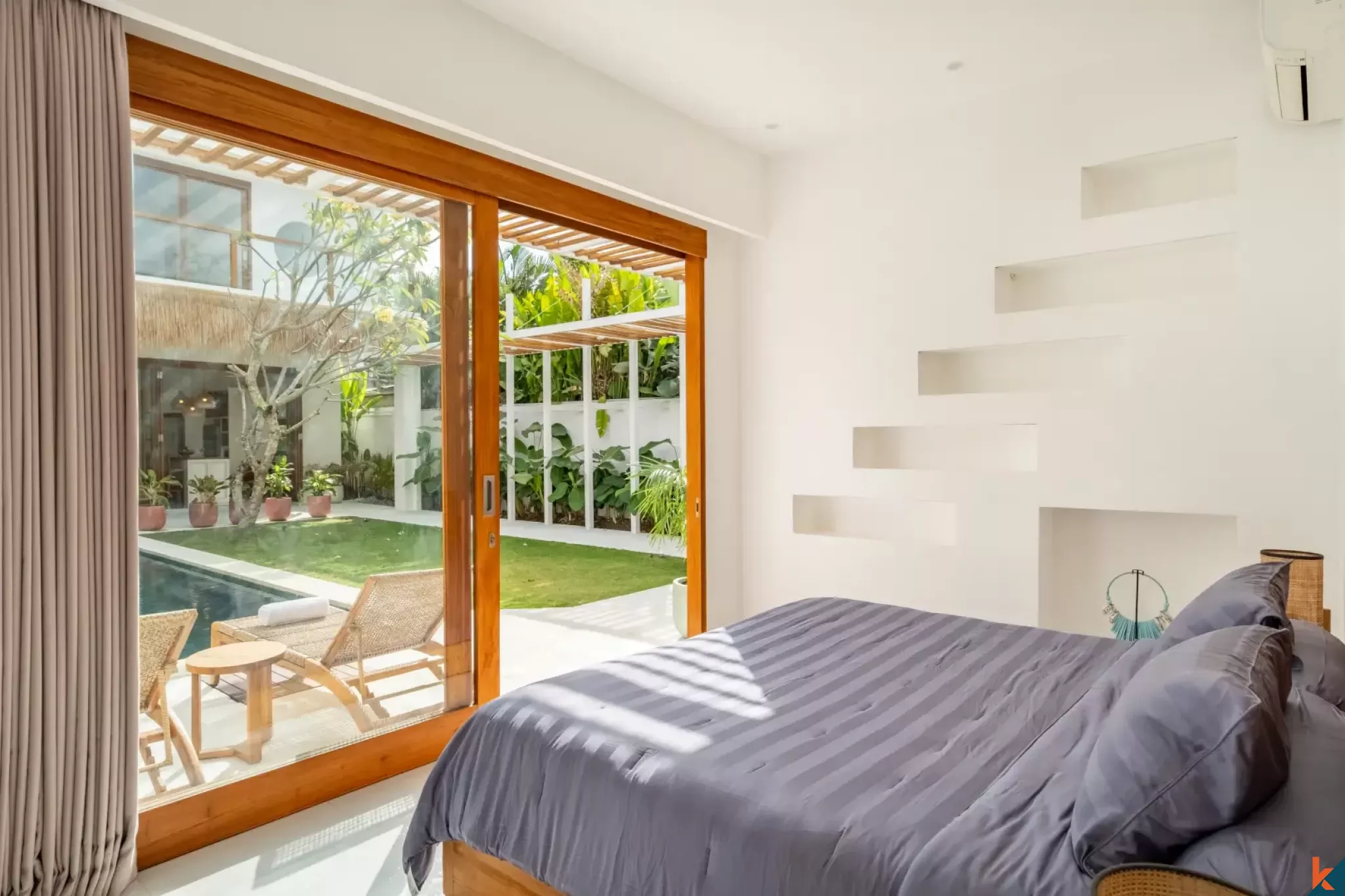 Beautiful Mediterranean Four Bedroom Leasehold Villa in North-East of Canggu