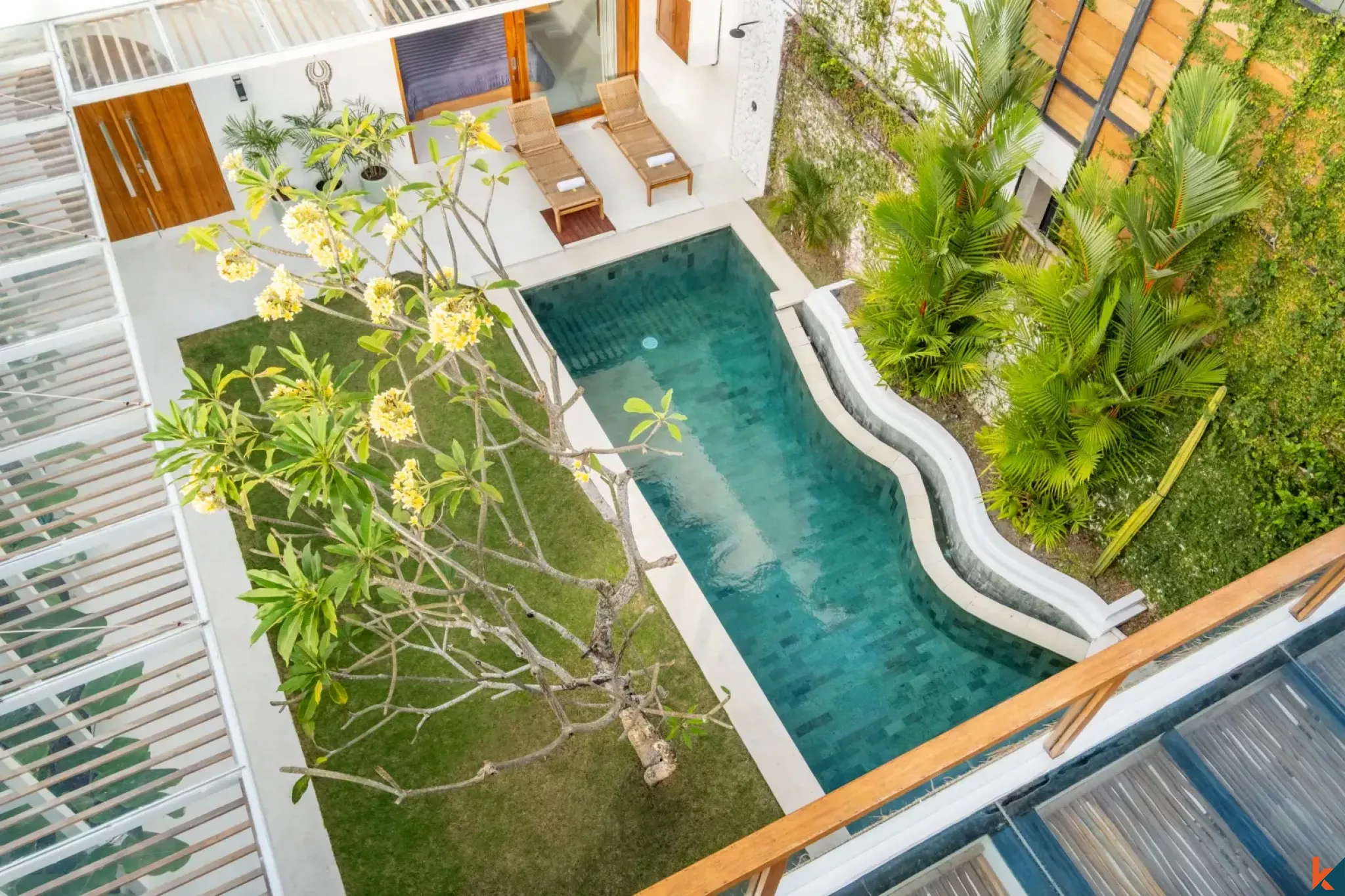 Beautiful Mediterranean Four Bedroom Leasehold Villa in North-East of Canggu