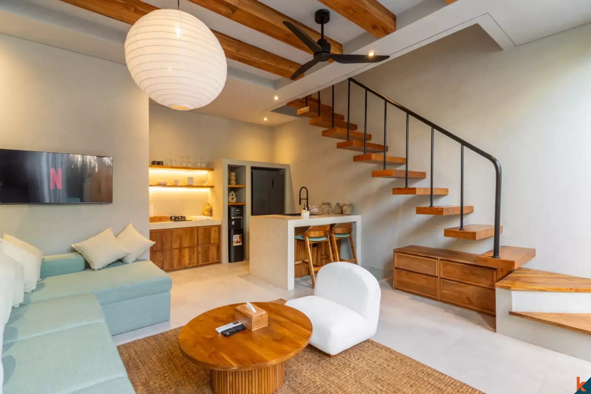 One bedroom contemporary modern villa for lease in Bingin