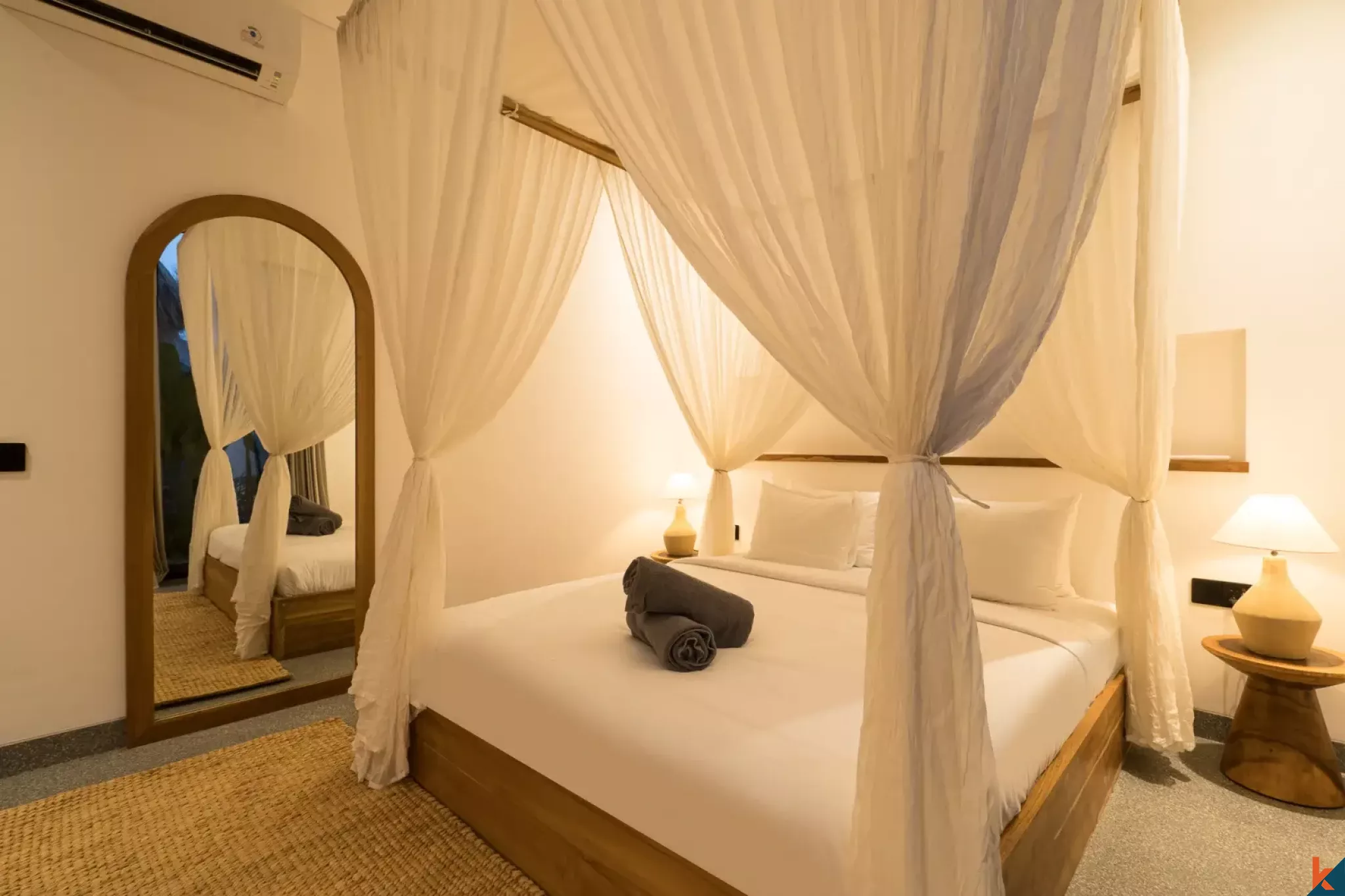 Vila mewah tiga kamar tidur untuk disewakan di Bingin