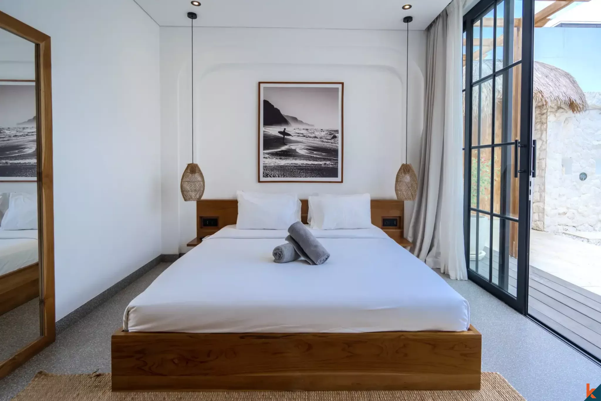 Vila mewah tiga kamar tidur untuk disewakan di Bingin