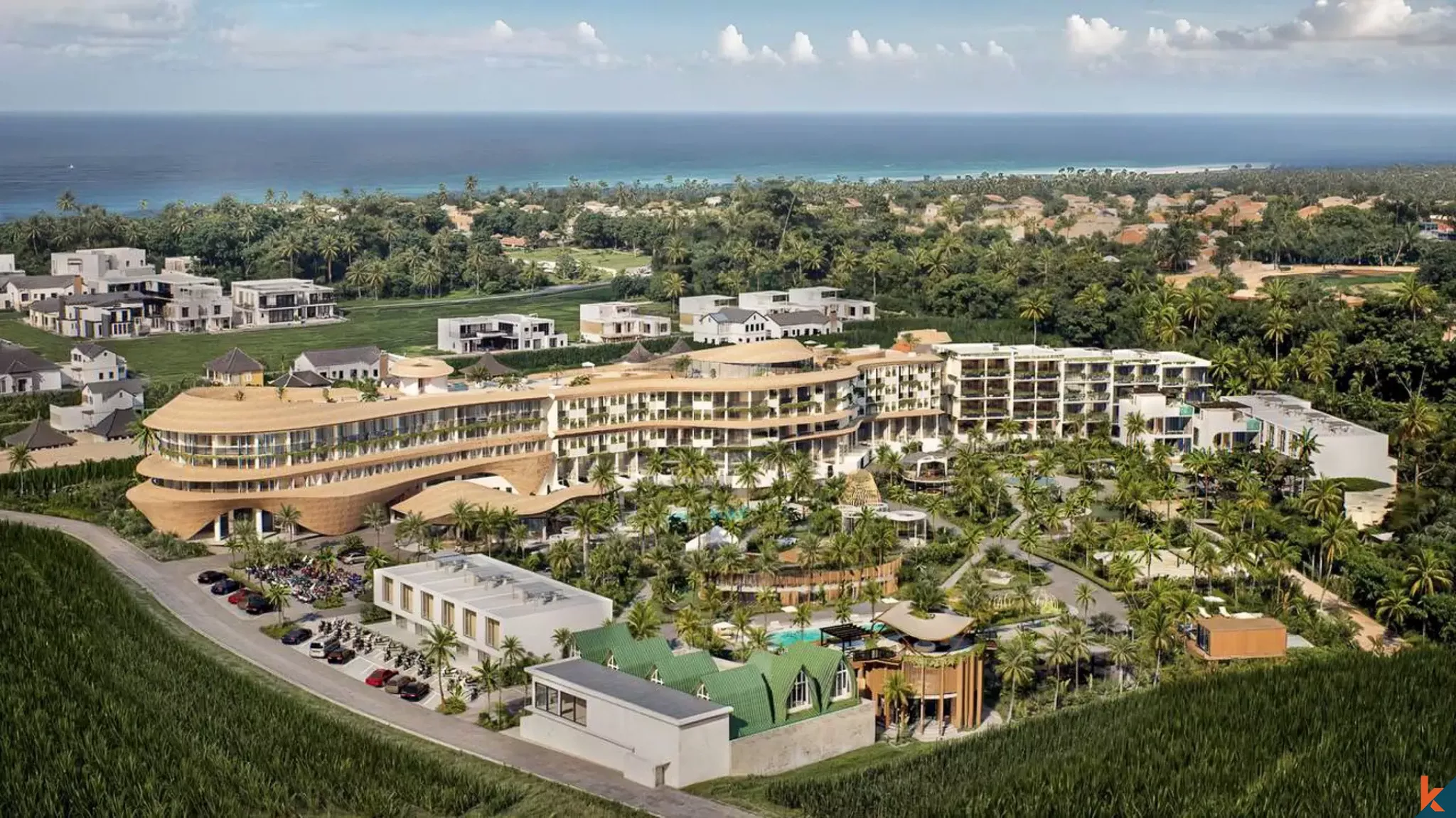 Prochain appartement studio en bail près de la plage à Pererenan