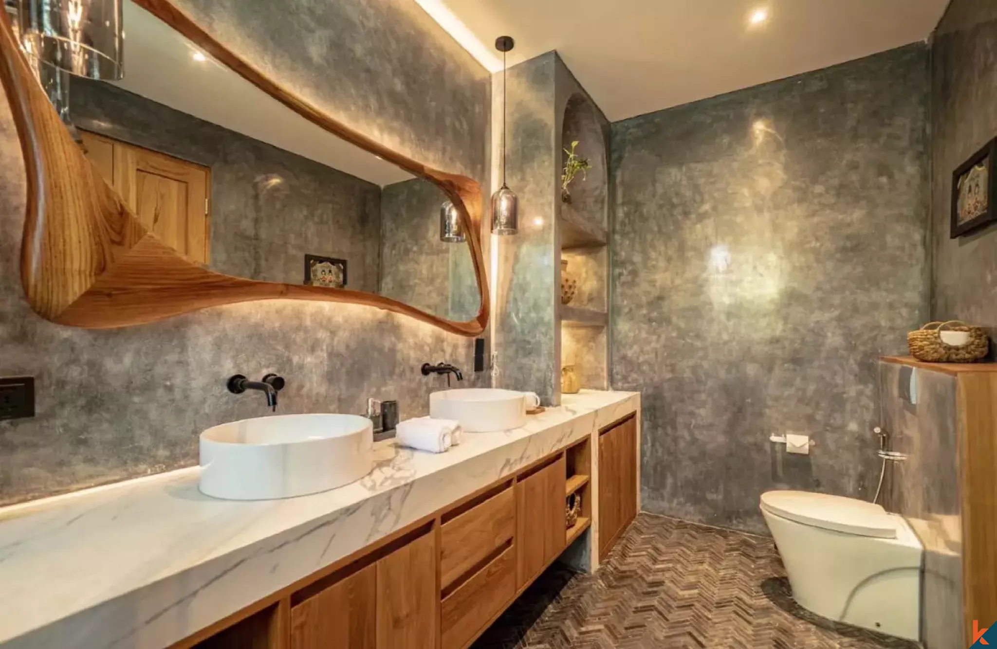 Vila Tiga Kamar Tidur Modern Dijual Dekat Pantai Nyang Nyang - Uluwatu