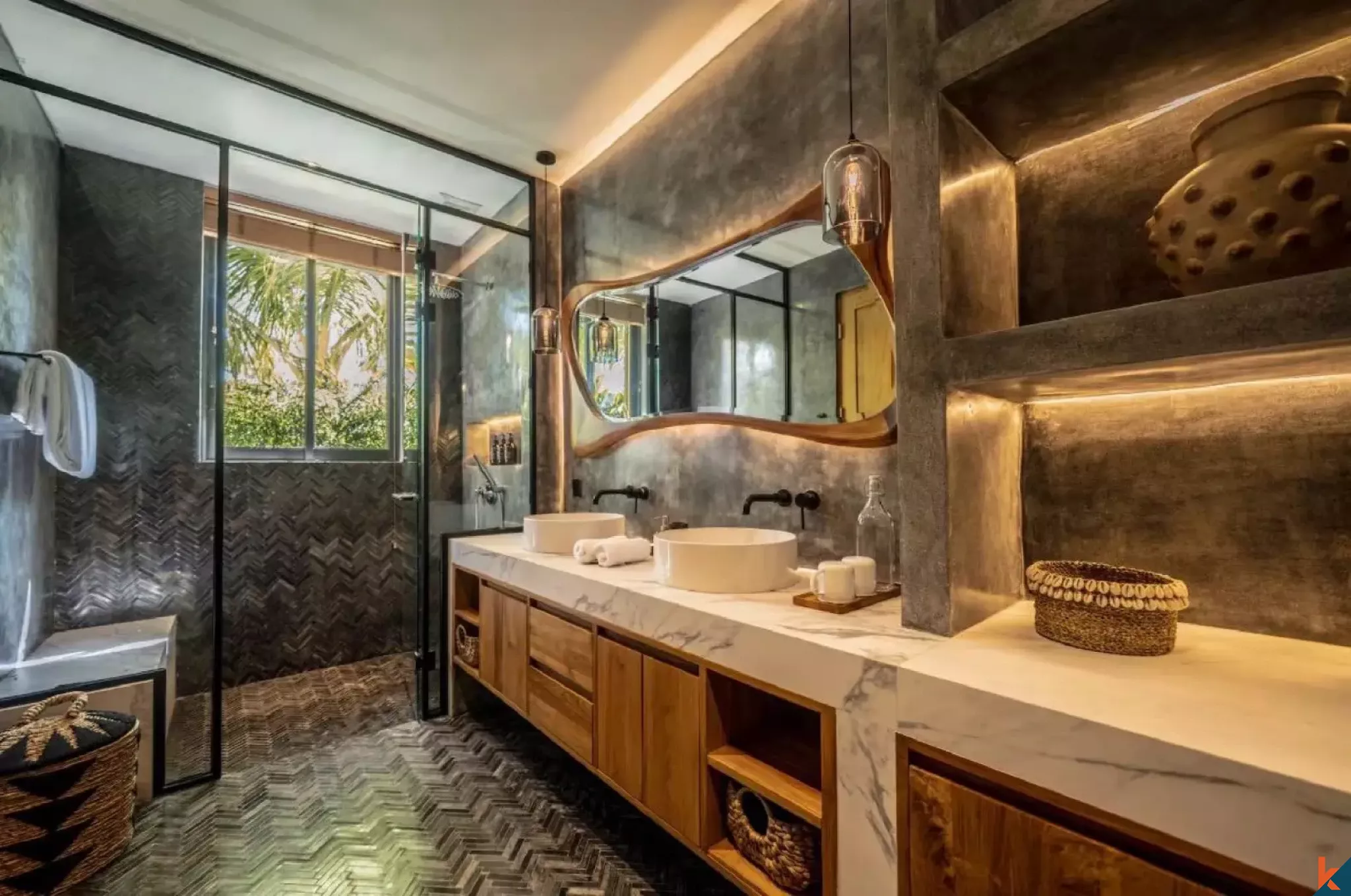 Vila Tiga Kamar Tidur Modern Dijual Dekat Pantai Nyang Nyang - Uluwatu