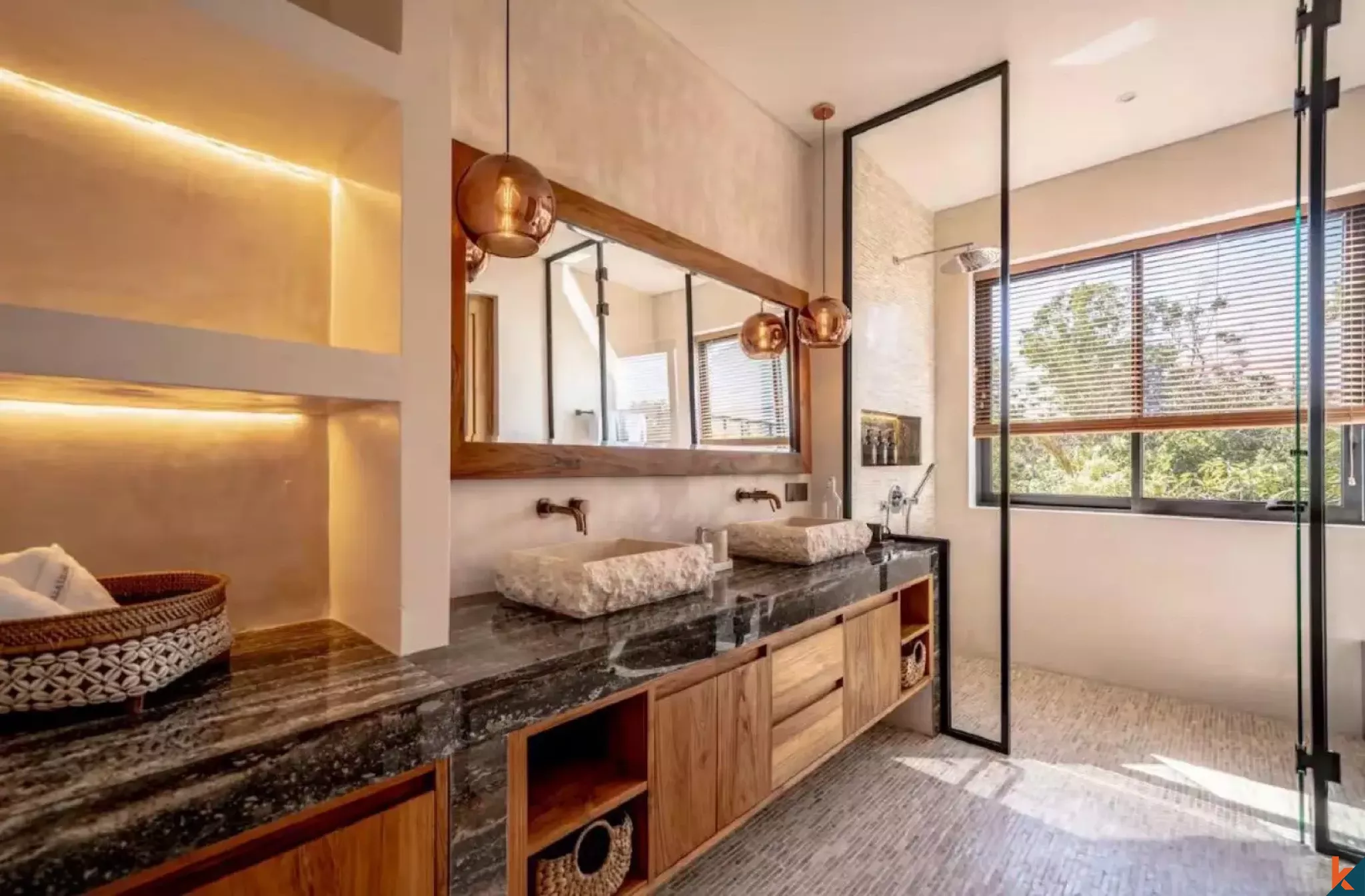 Vila Tiga Kamar Tidur Modern Dijual Dekat Pantai Nyang Nyang - Uluwatu