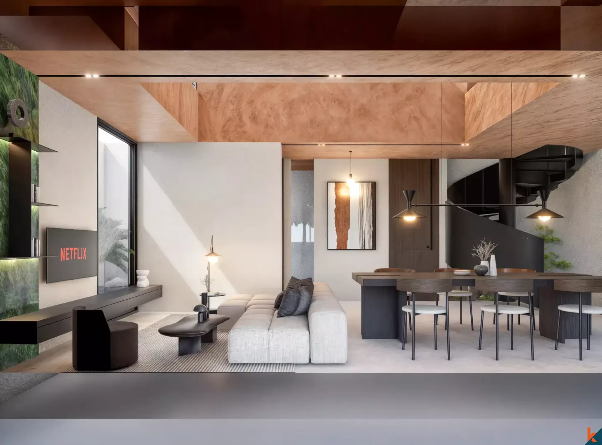 Propriété en location de haute qualité avec trois chambres à Sayan - Ubud (Livraison en septembre 2026)