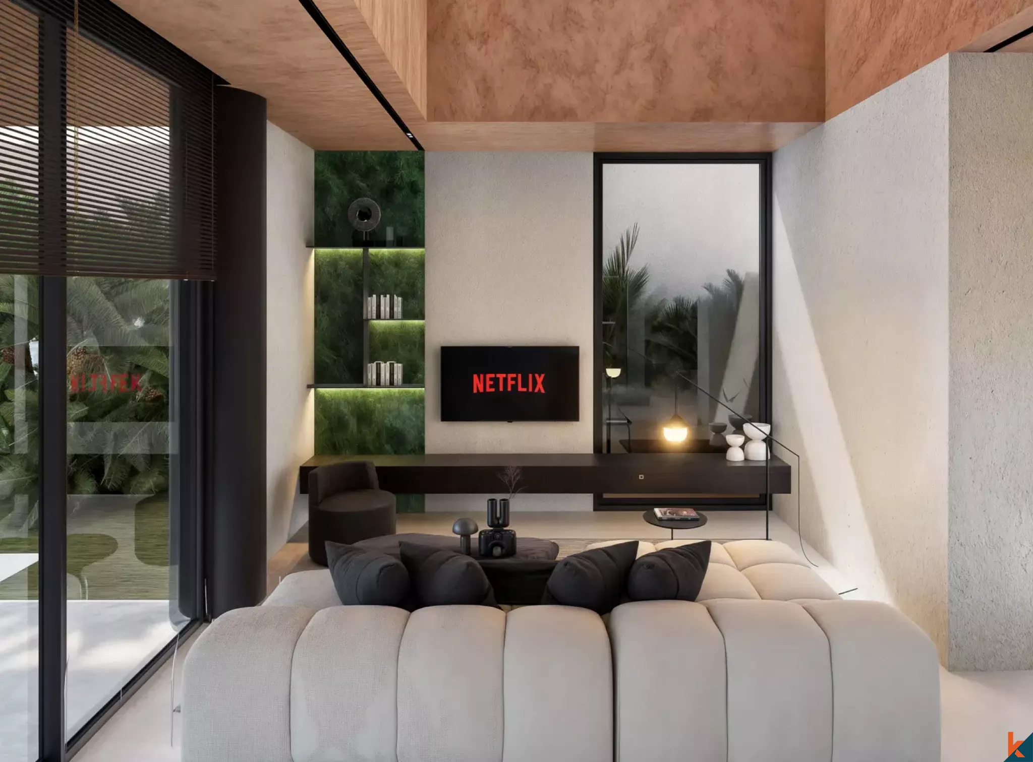 Propriété en location de haute qualité avec trois chambres à Sayan - Ubud (Livraison en septembre 2026)
