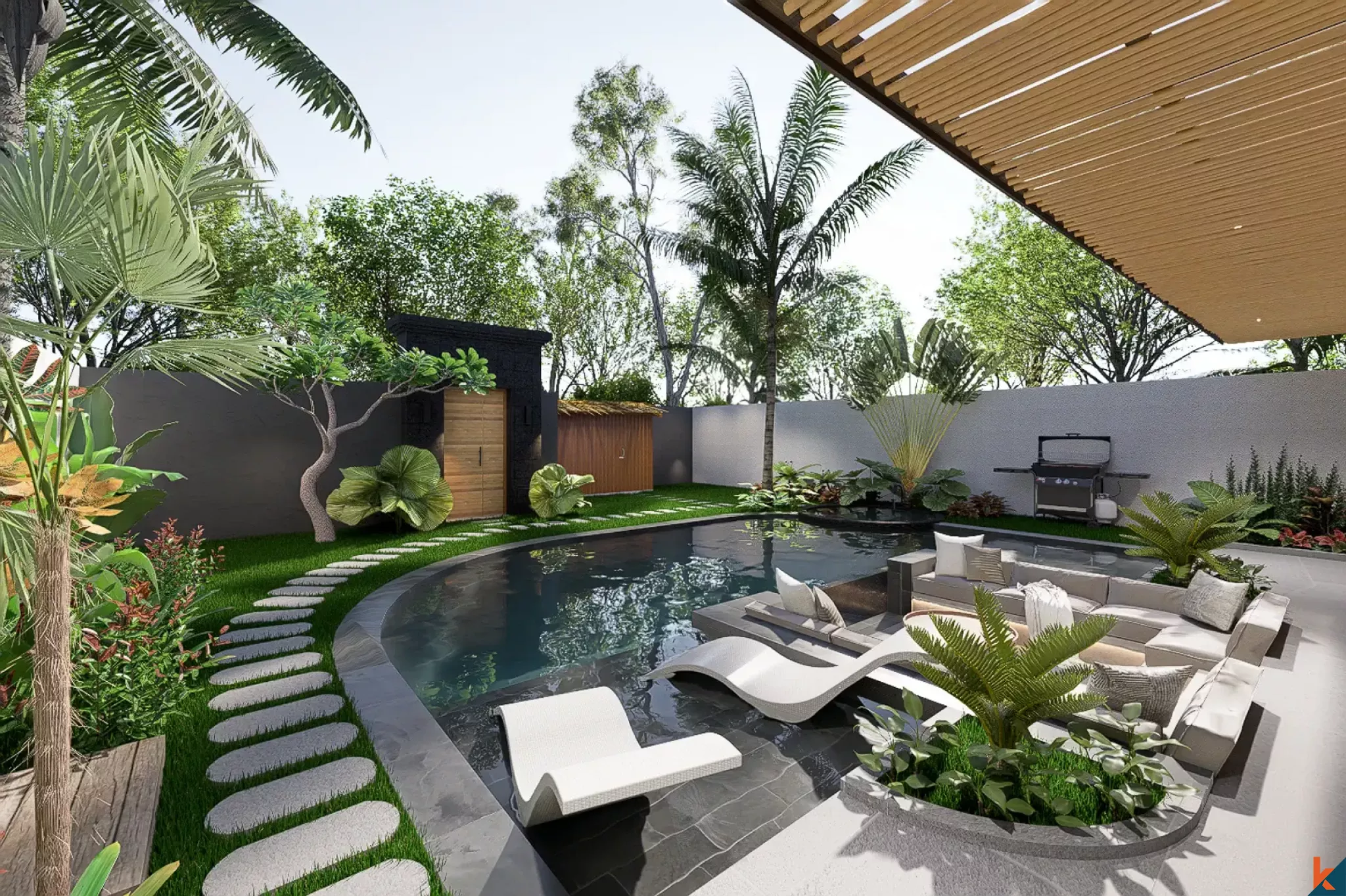 Modern Off-Plan Three Bedroom Leasehold Villa for Sale in Canggu