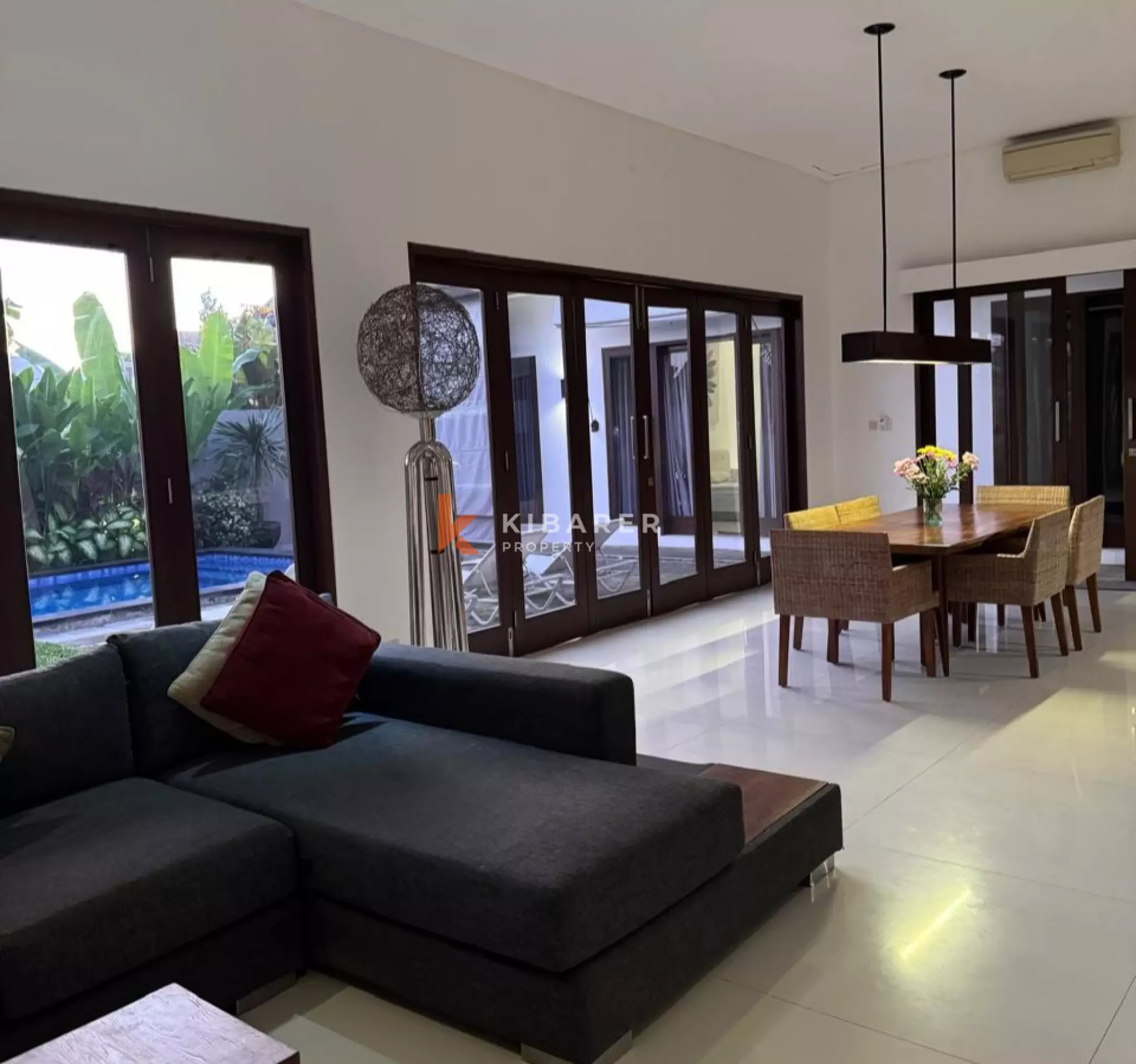 Charming Two-Bedroom Villa with Office and Enclosed Living in Tumbak Bayuh