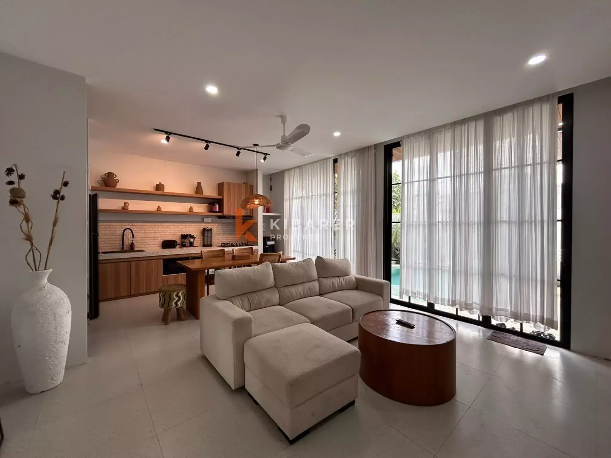 Contemporary Three-Bedroom Villa with Private Pool in Tumbak Bayuh