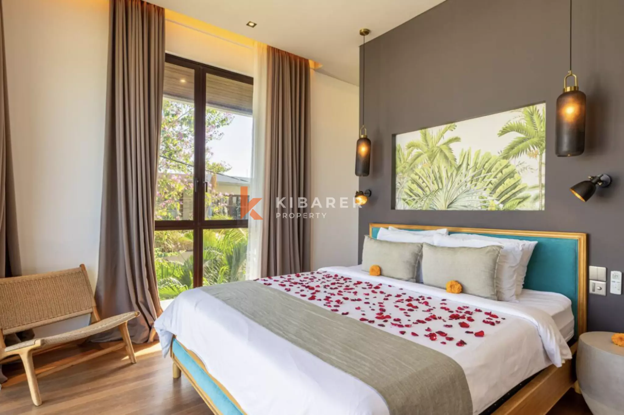 Hunian Terbaik di Umalas - Villa Desainer Bergaya dengan Empat Kamar Tidur