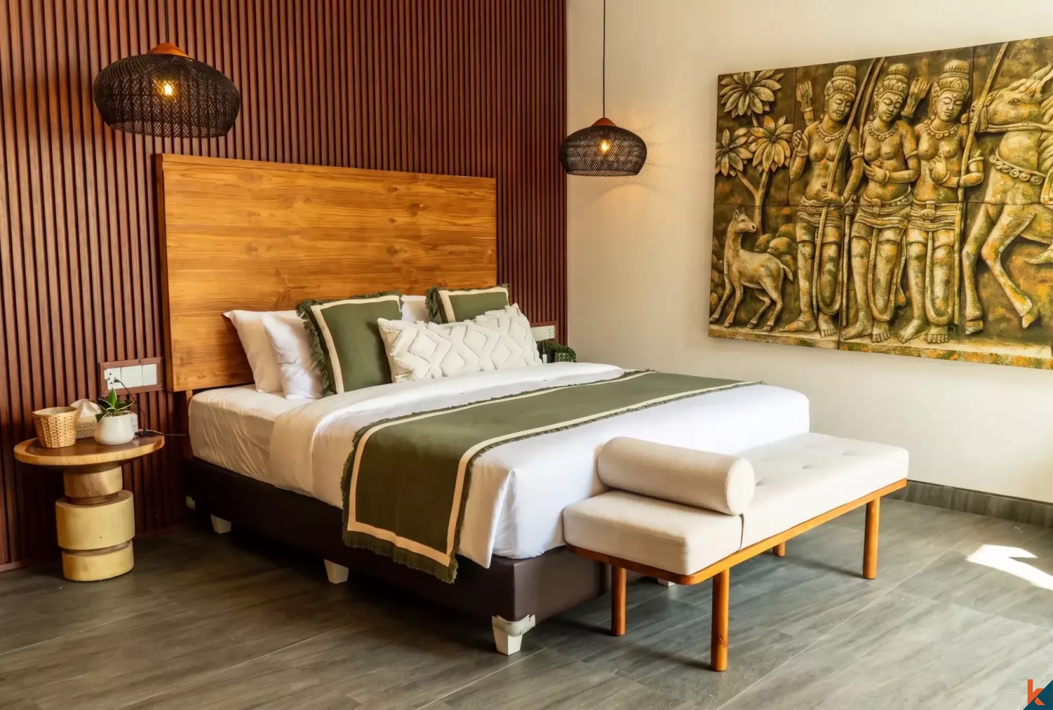 Propriété en bail emphytéotique de luxe avec trois chambres près de la plage à Balian