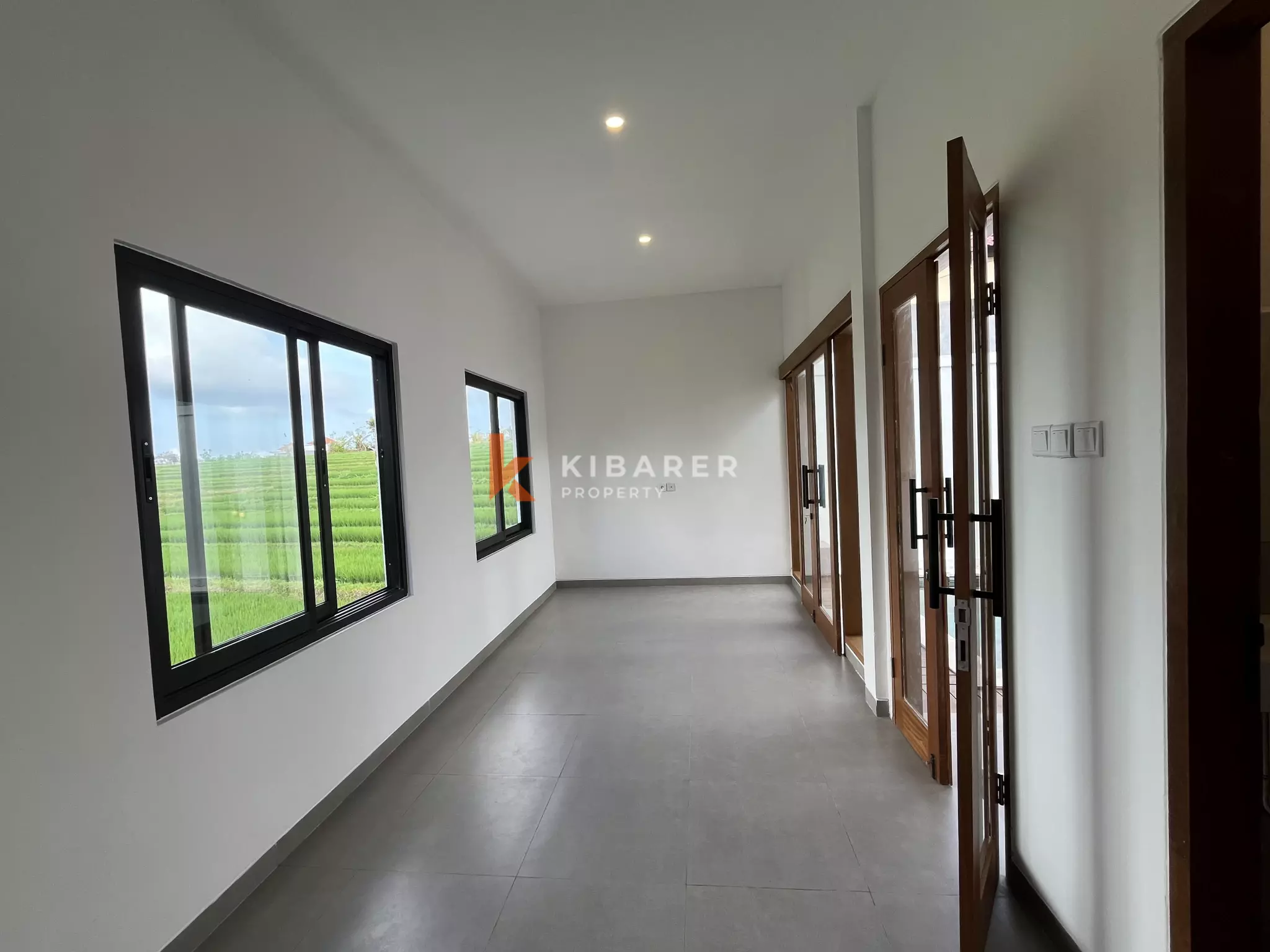 Affordable Two-Bedroom Unfurnished Villa with Beautiful Rice Terrace View in Cepaka